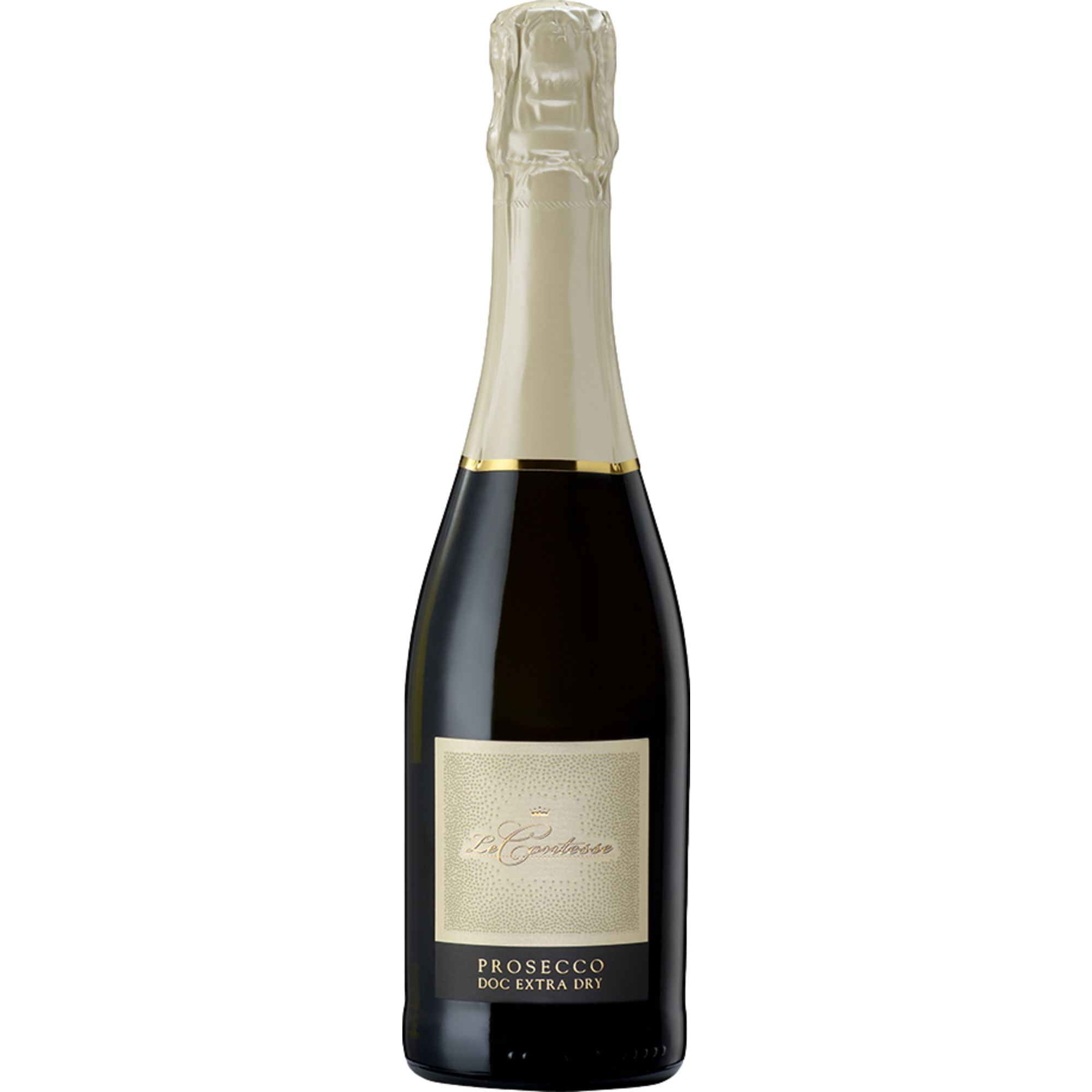 Image of Le Contesse Prosecco Spumante, Extra Dry, Prosecco DOC Treviso, 0,375L, Venetien, Schaumwein