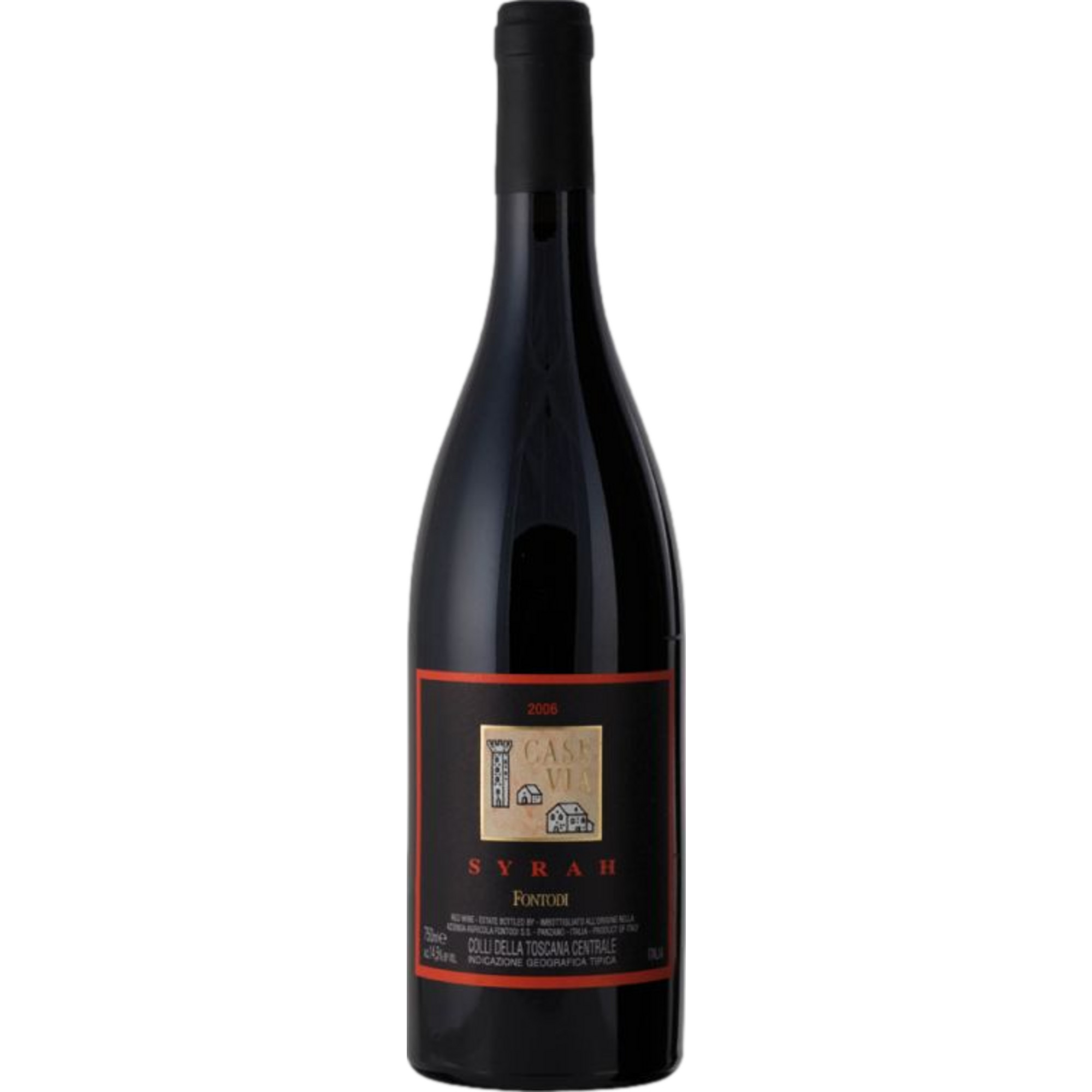 Fontodi Syrah Case Via, Toscana IGP, Toskana, 2019, Rotwein