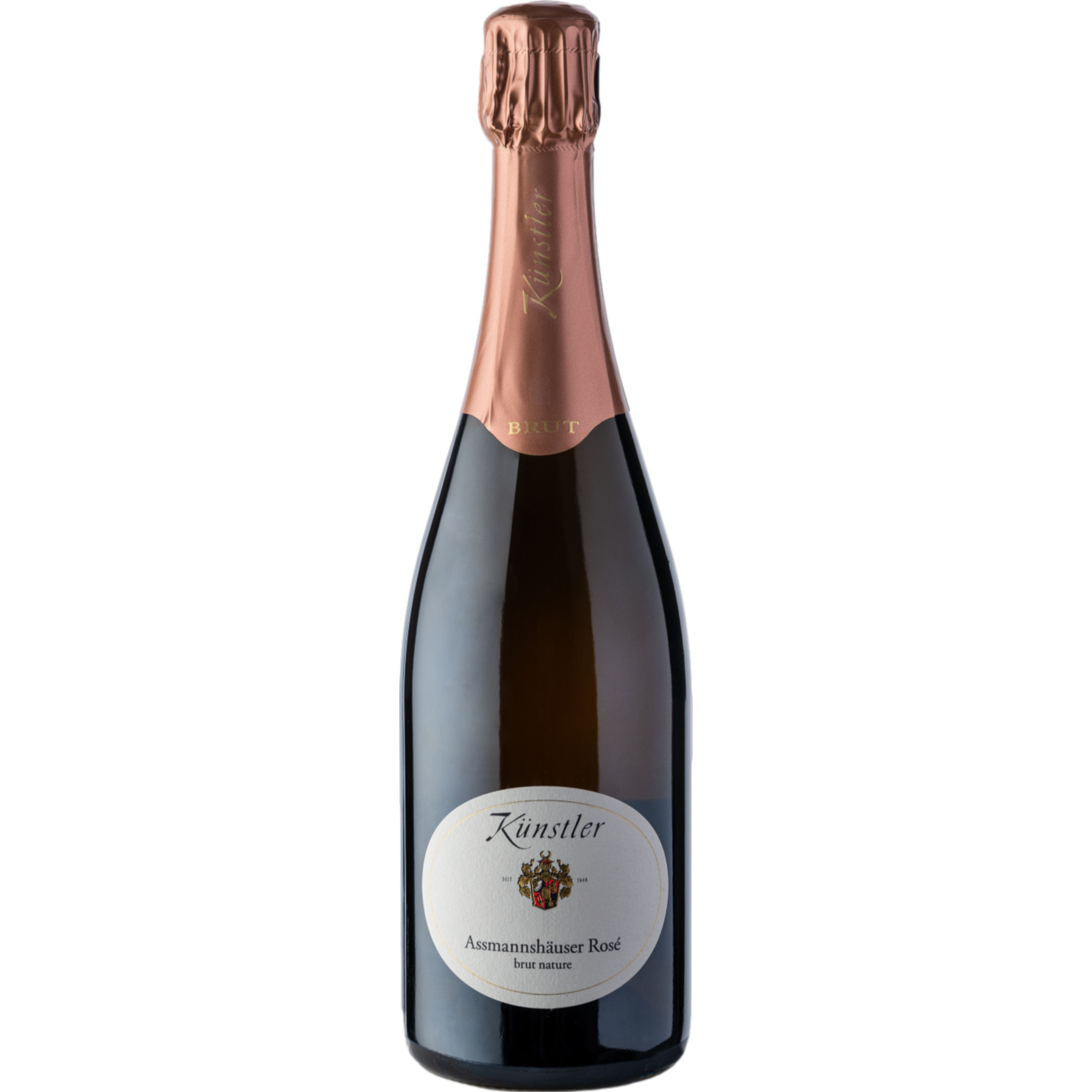 Künstler Assmannshäuser Rosé Sekt, Brut Nature, Rheingau, Rheingau, 2022, Schaumwein - Sekt & Crémant