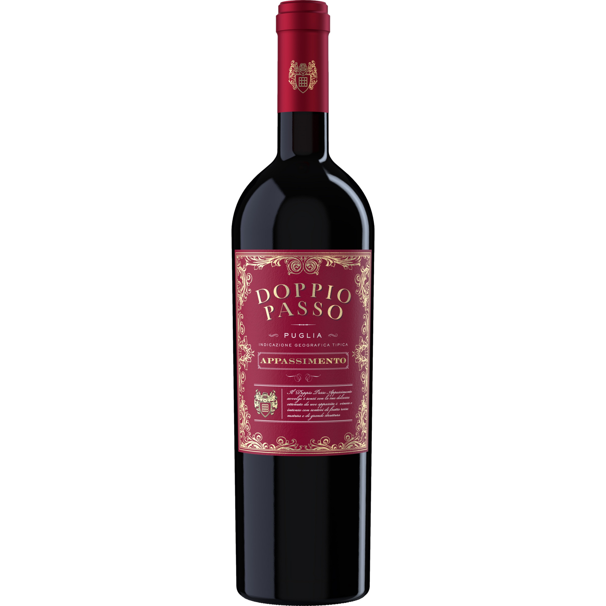 Doppio Passo Appassimento, Puglia IGP, Apulien, 2021, Rotwein