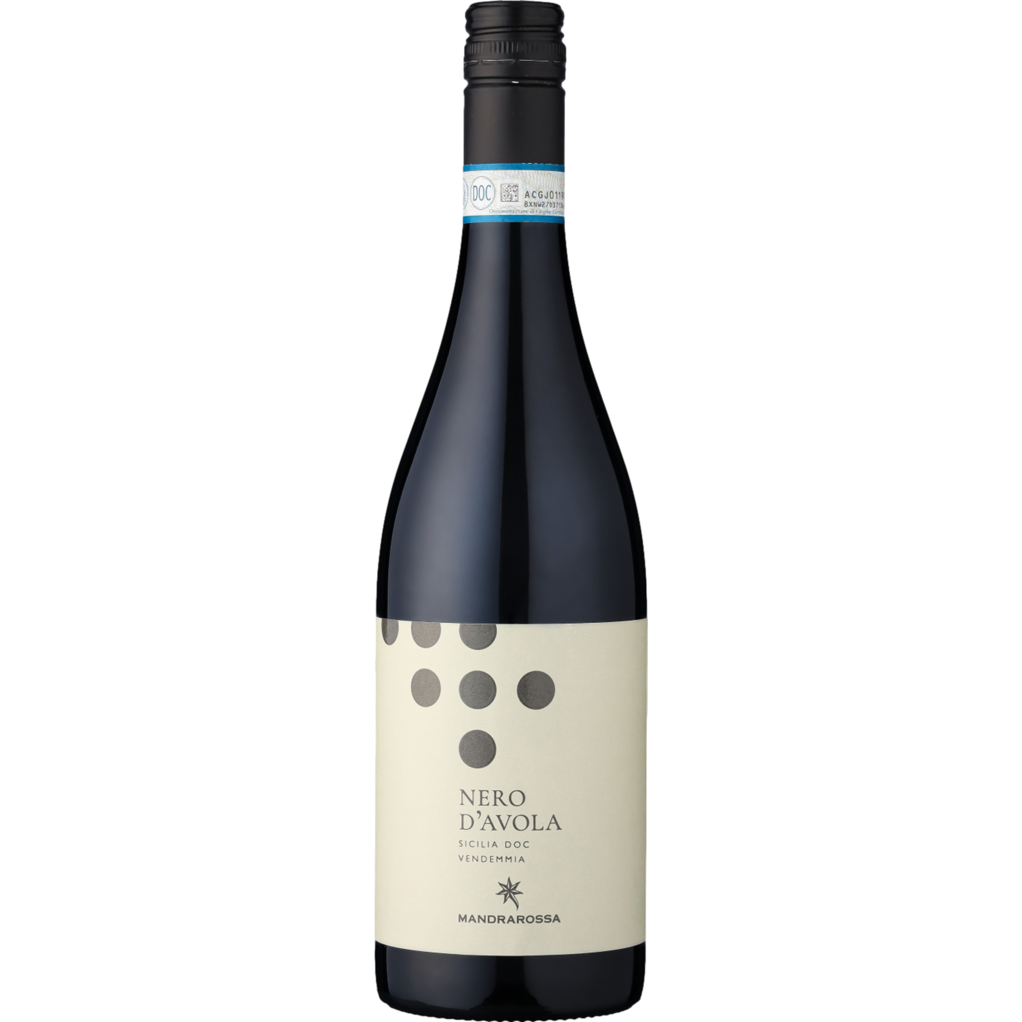 Mandrarossa Costadune Nero d‘Aa Rosso Sicilia BIO, Sicilia DOC, Sizilien, 2023, Rotwein