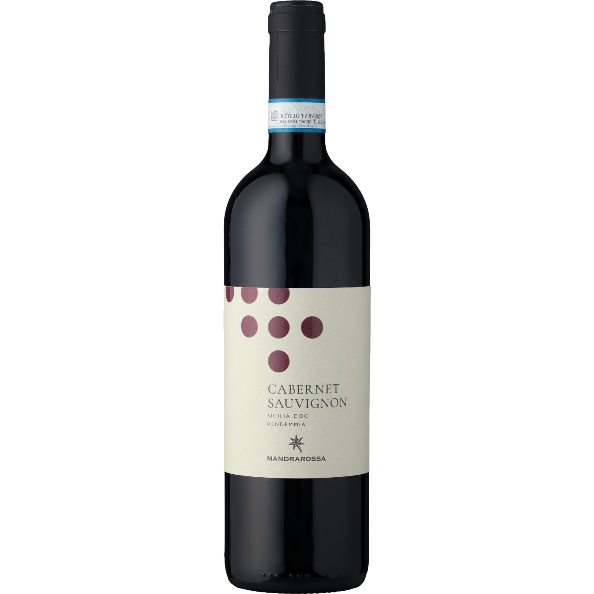 Mandrarossa Serra Brada Cabernet Sauvignon Rosso S, Sicilia DOC, Sizilien, 2023, Rotwein