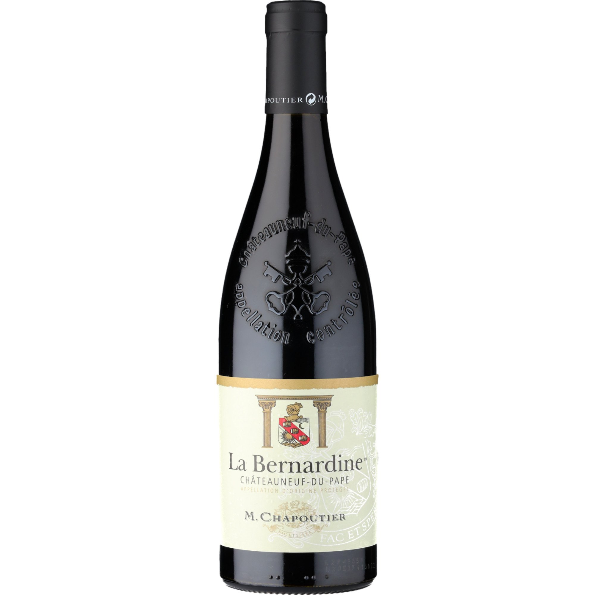 M. Chapoutier La Bernardine, Châteauneuf-du-Pape AOP, Rhône, 2021, Rotwein
