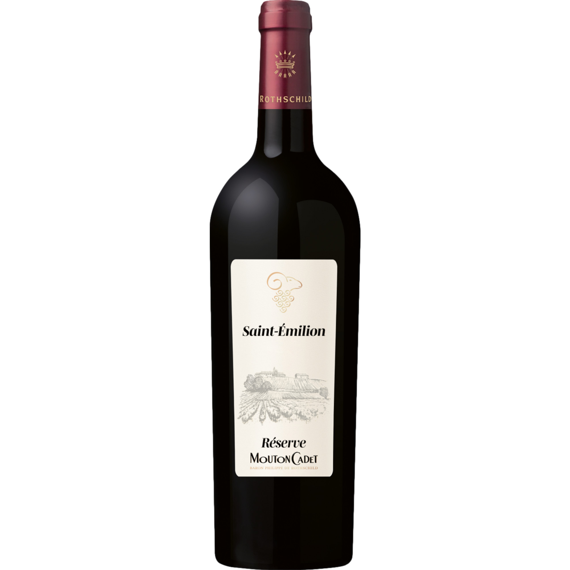 Mouton Cadet Réserve, Saint-Emilion AOP, Bordeaux, 2020, Rotwein
