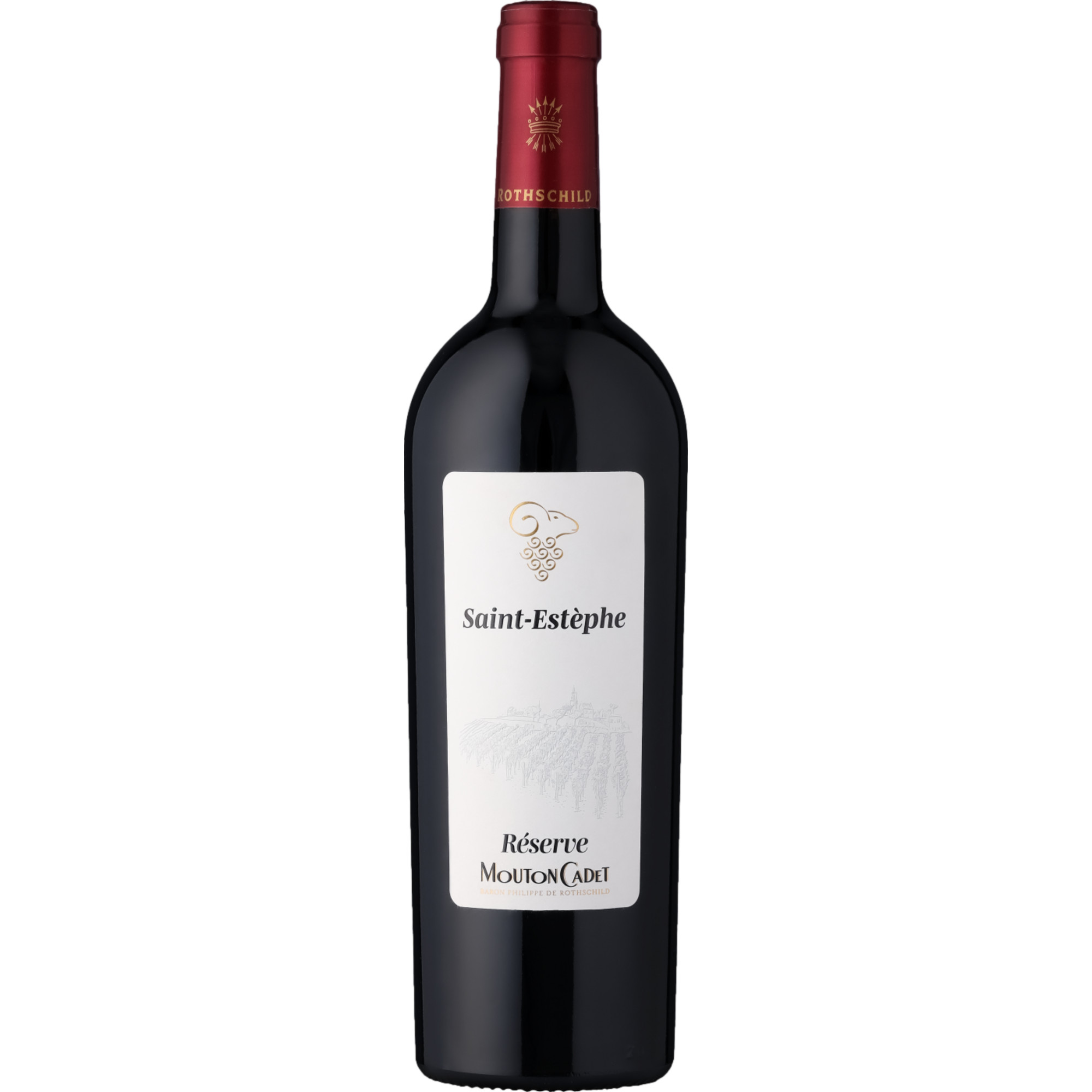 Mouton Cadet Saint-Estèphe Réserve, Saint-Estèphe AOP, Bordeaux, 2019, Rotwein