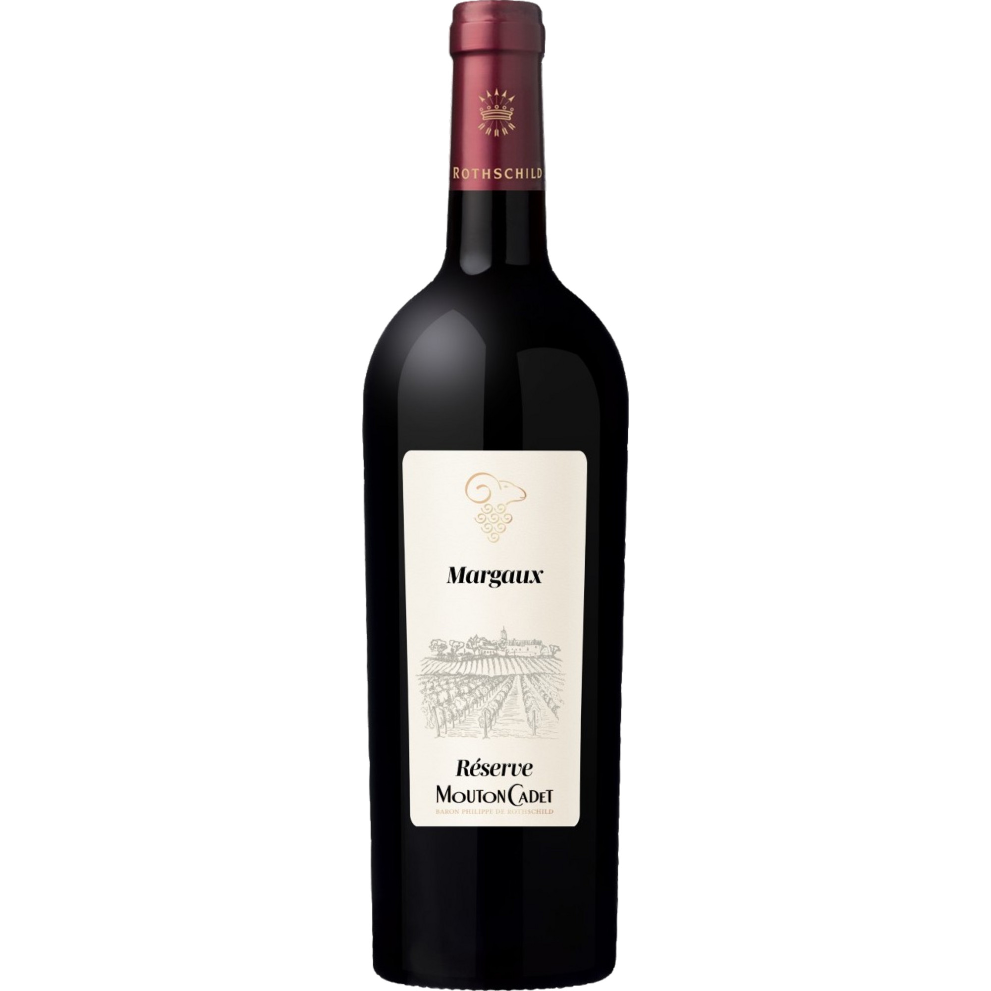 Mouton Cadet Margaux Réserve, Margaux AOP, Bordeaux, 2021, Rotwein