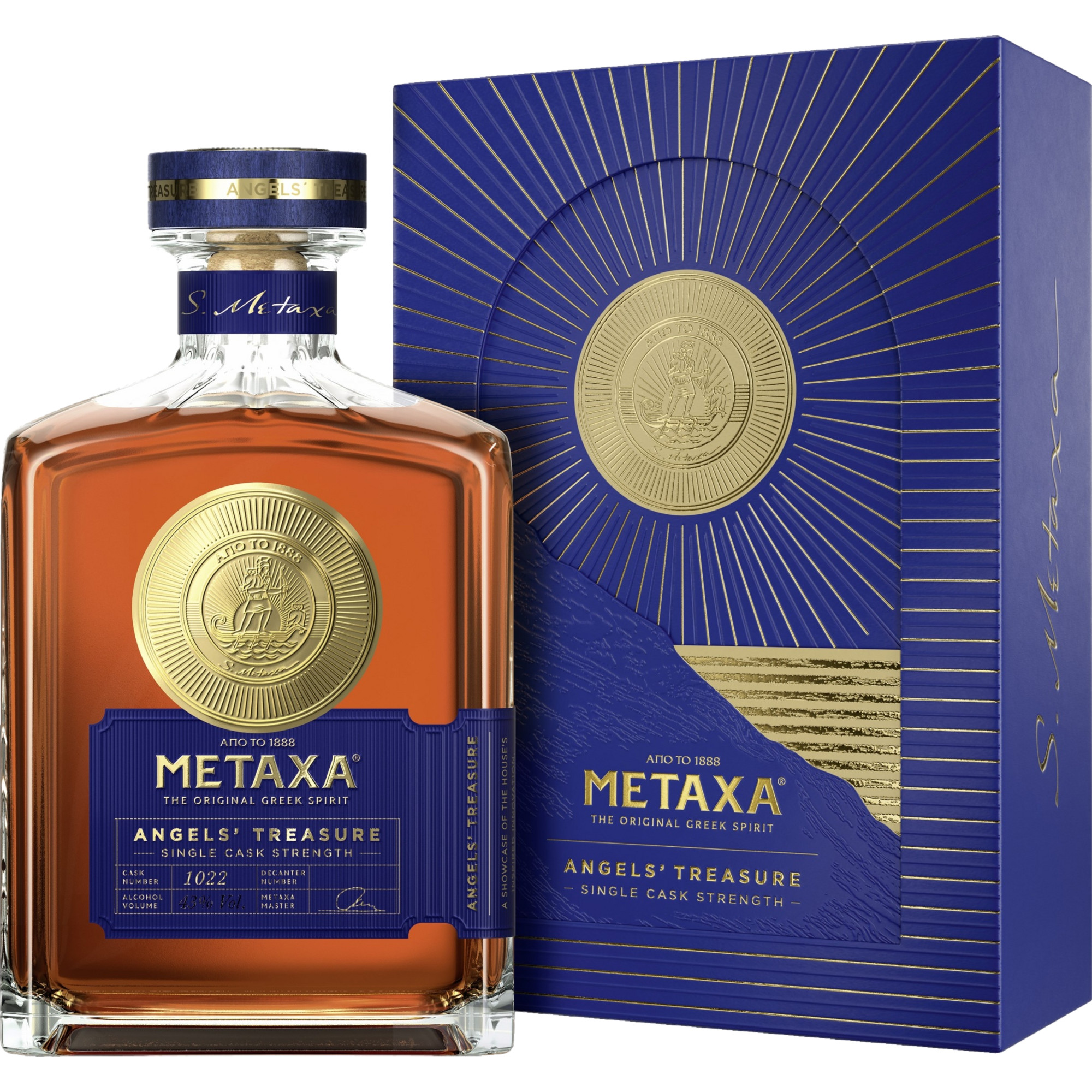 Metaxa Angel's Treasure Brandy, Griechenland, 0,7 L, 42,5% Vol., Spirituosen