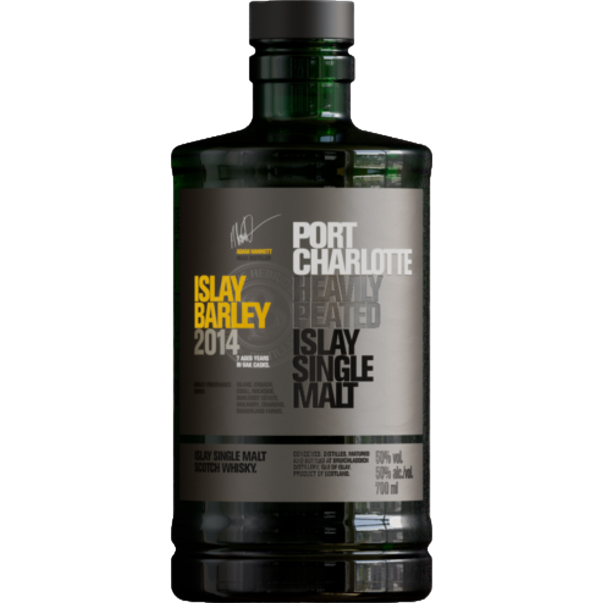 Image of Port Charlotte Islay Barley 2014 Single Malt, Scotch Whisky, 0,7 L, 50% Vol., 2014, Spirituosen