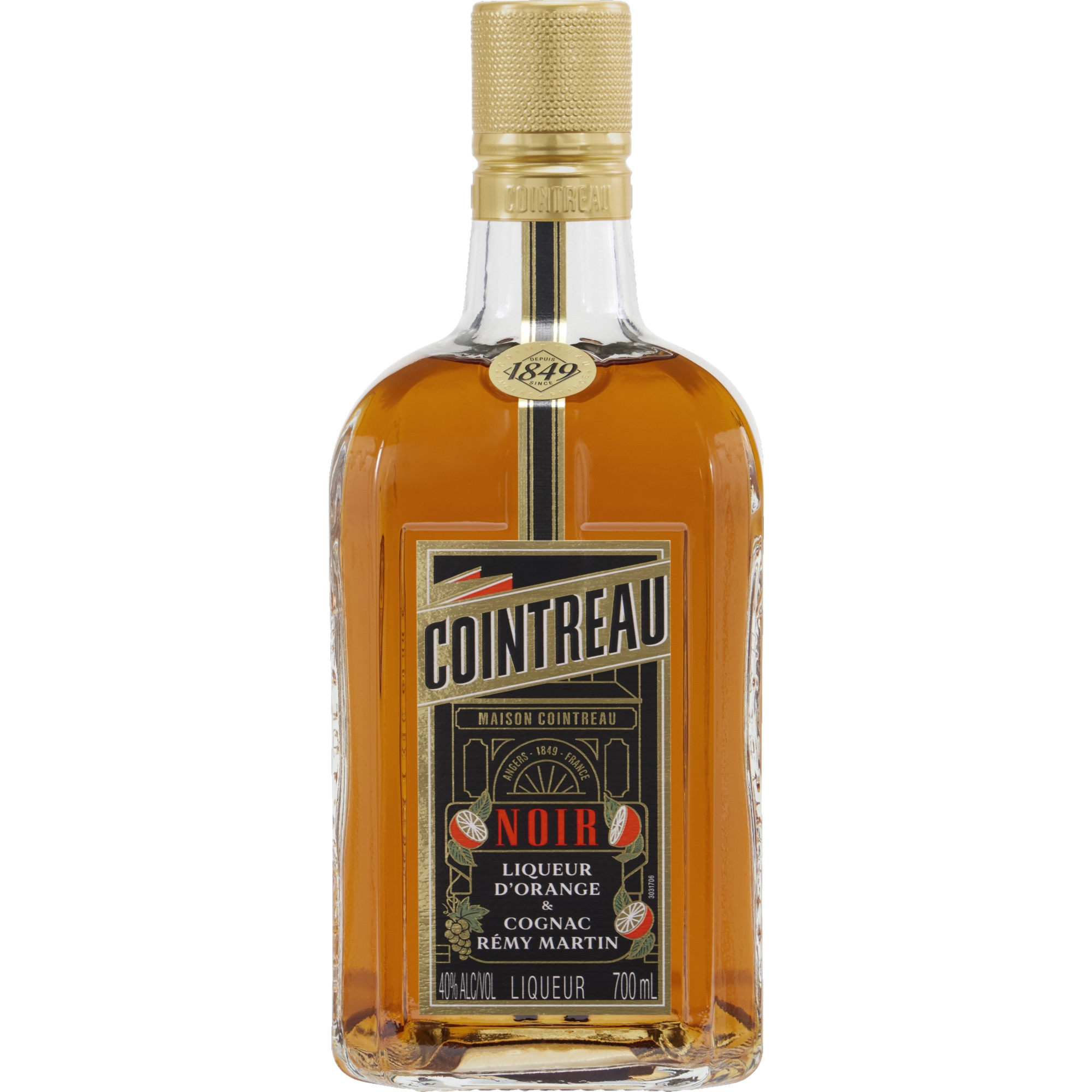 Cointreau Noir Orangenlikör Mit Cognac, Frankreich, 0,7 L, 40% Vol., Spirituosen - Spirituosen