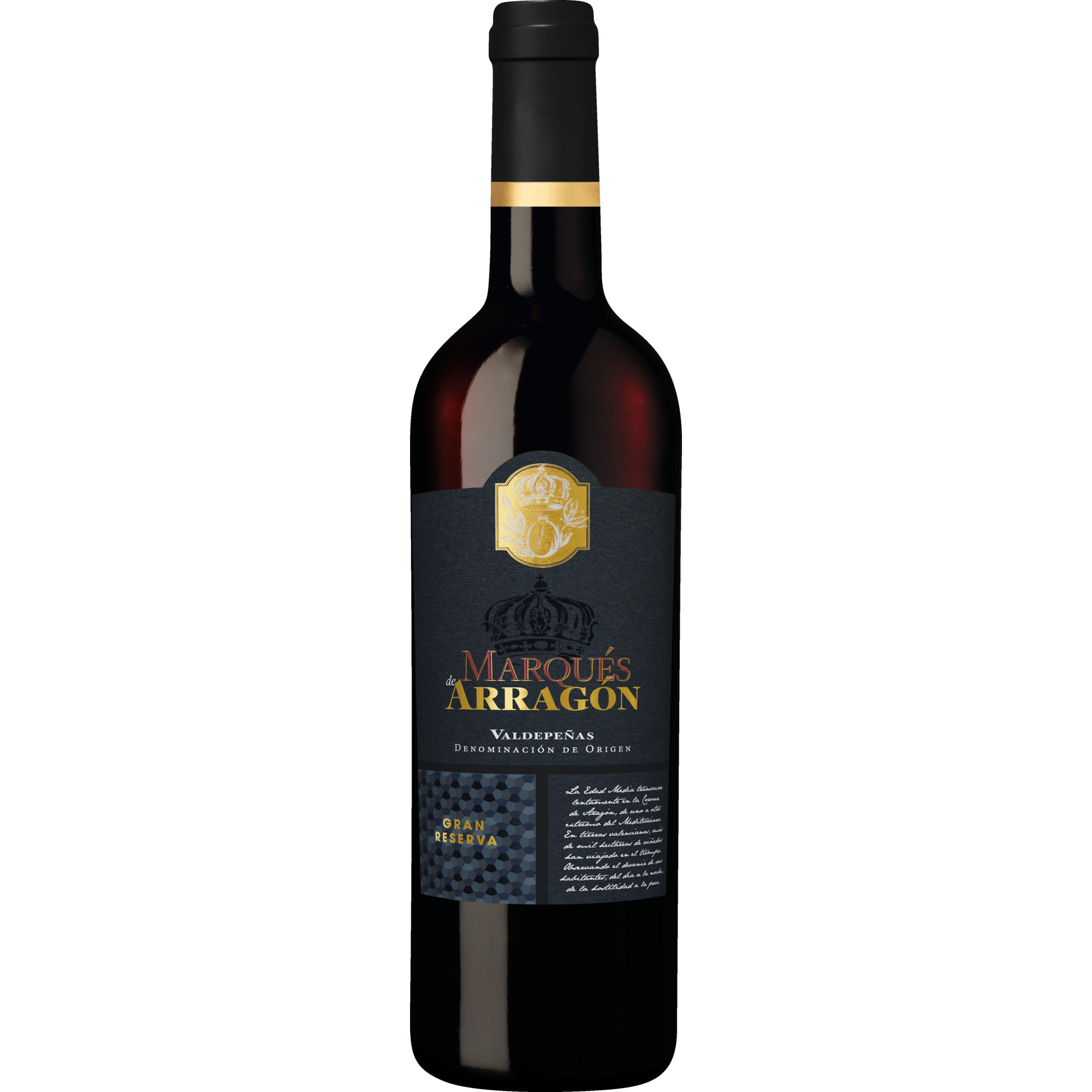 Marqués de Arragón Gran Reserva, Valdepeñas DO, Kastilien - La Mancha, 2020, Rotwein
