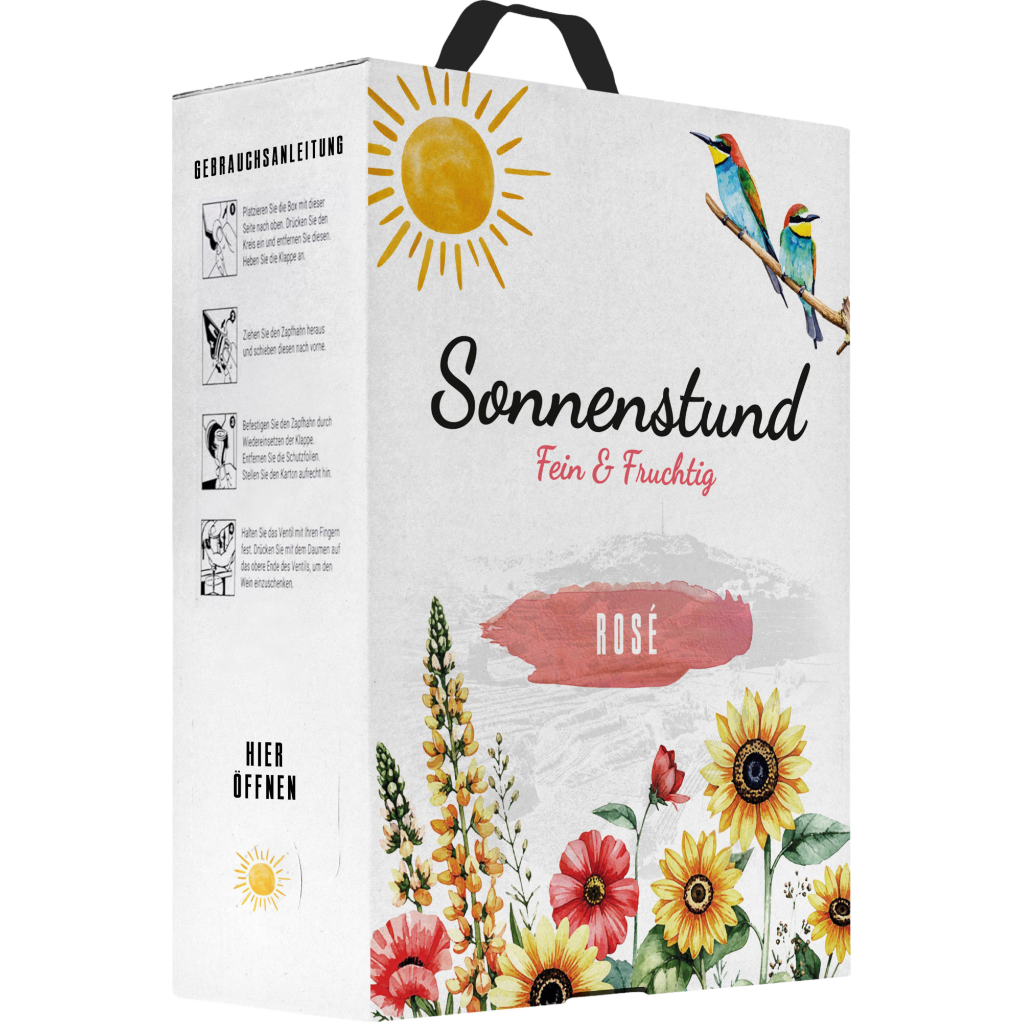 Image of Oberrotweiler Sonnenstund Rosé, Feinfruchtig, Baden, Bag in Box 3,0 Liter, Baden, 2024, Roséwein