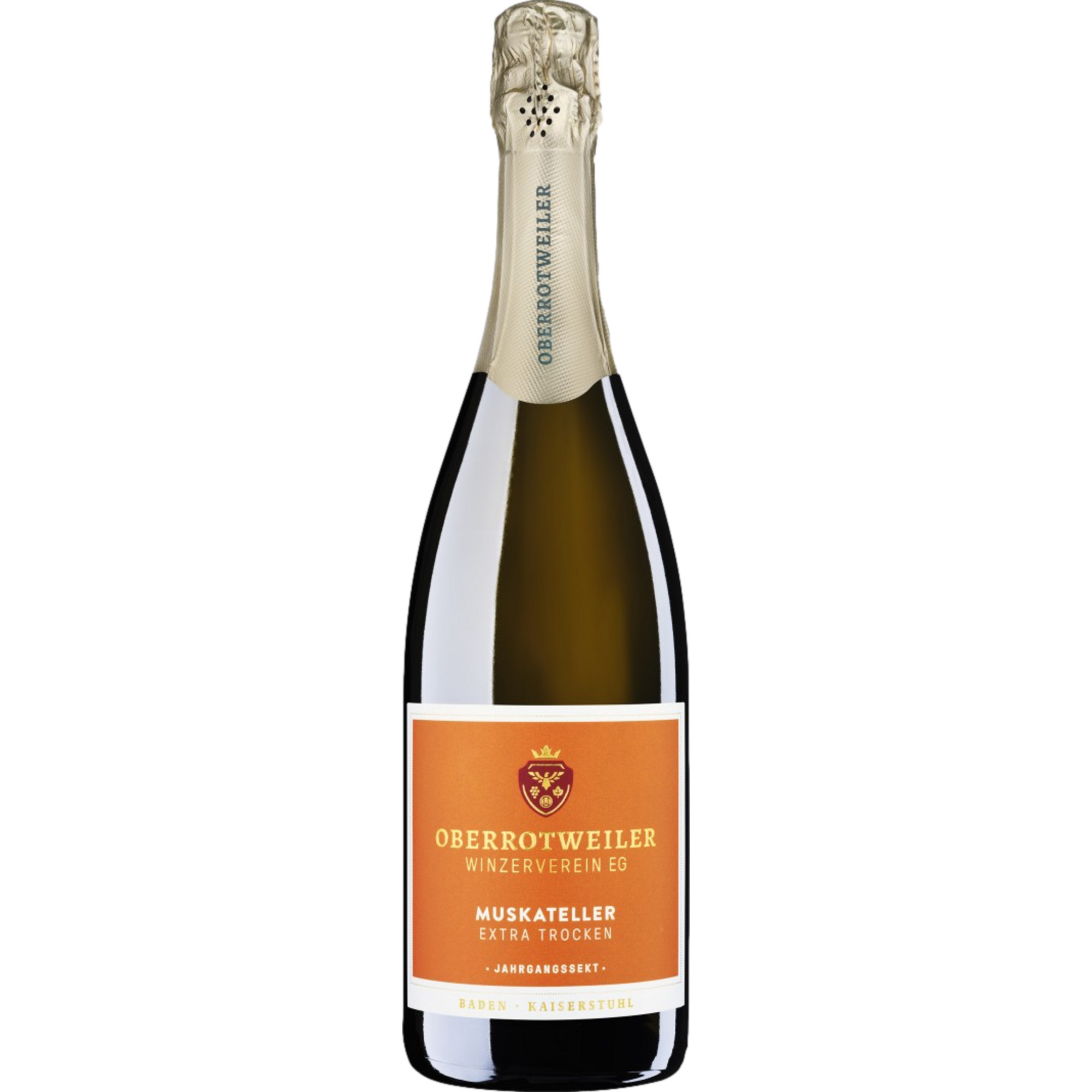 Image of Oberrotweiler Muskateller Sekt, Extra Trocken, Baden, Baden, 2023, Schaumwein