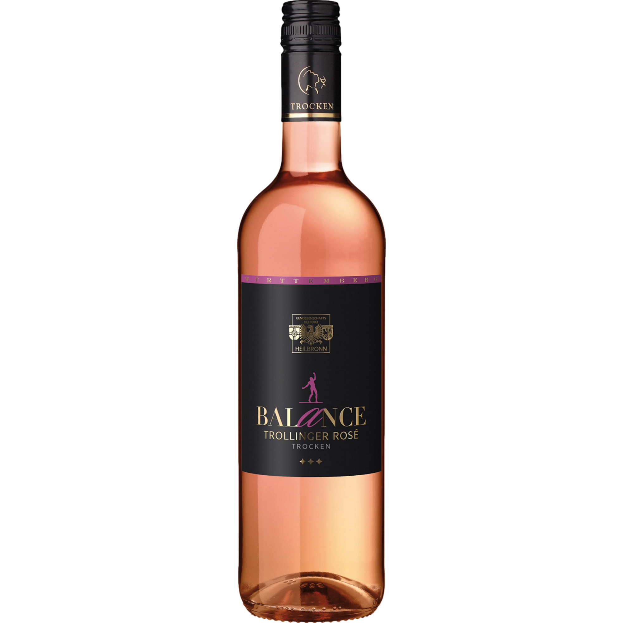 Balance Trollinger Rosè, Trocken, Württemberg, Württemberg, 2024, Roséwein