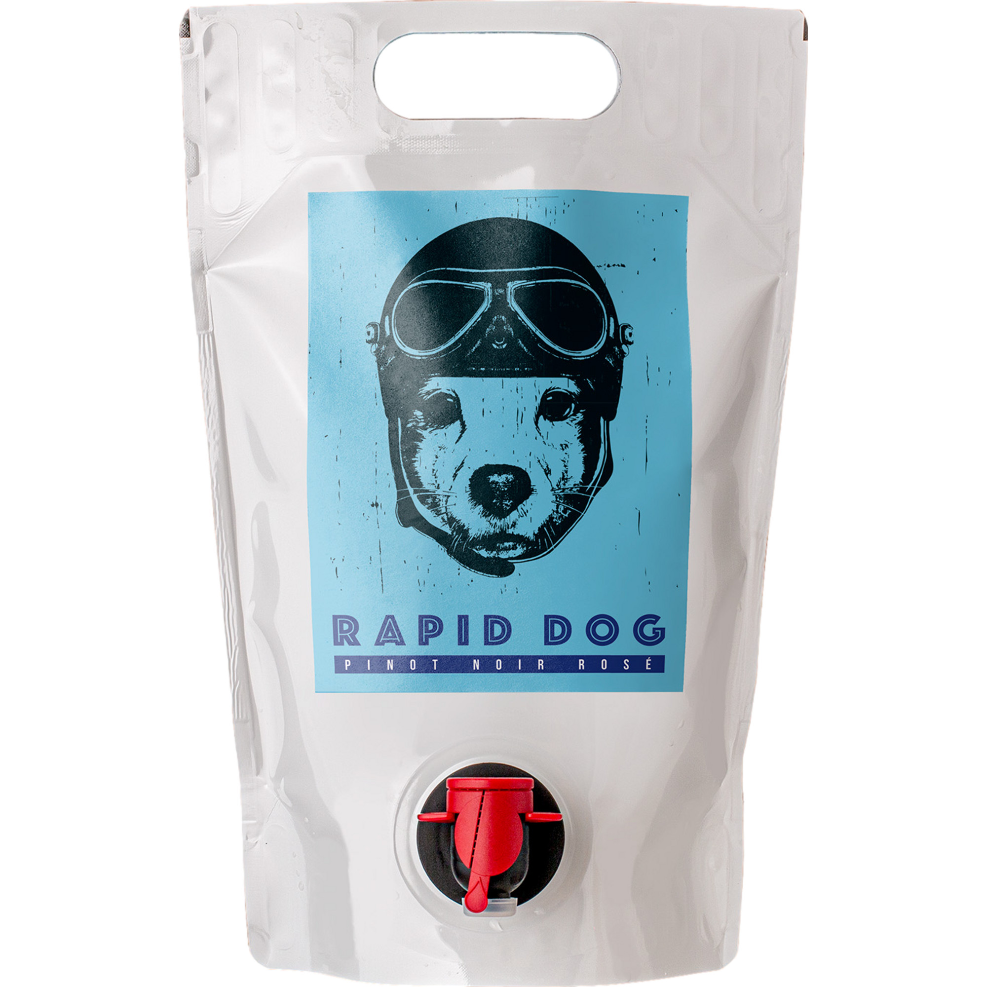 RAPID DOG Pinot Noir Rosé, Feinherb, Württemberg,Pouch, Württemberg, Roséwein