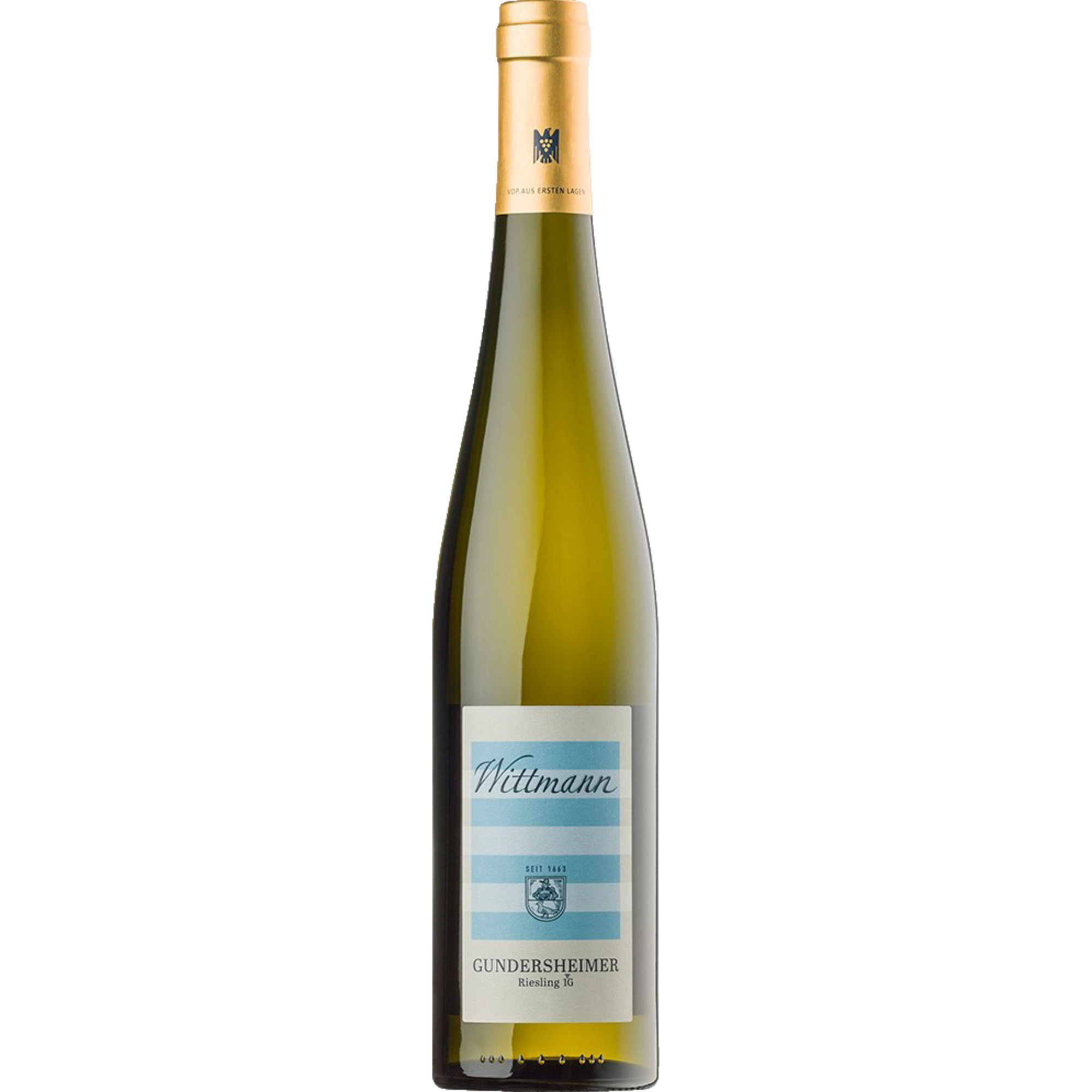 Gundersheimer Riesling Erste Lage, Trocken, Rheinhessen, Rheinhessen, 2024, Weißwein
