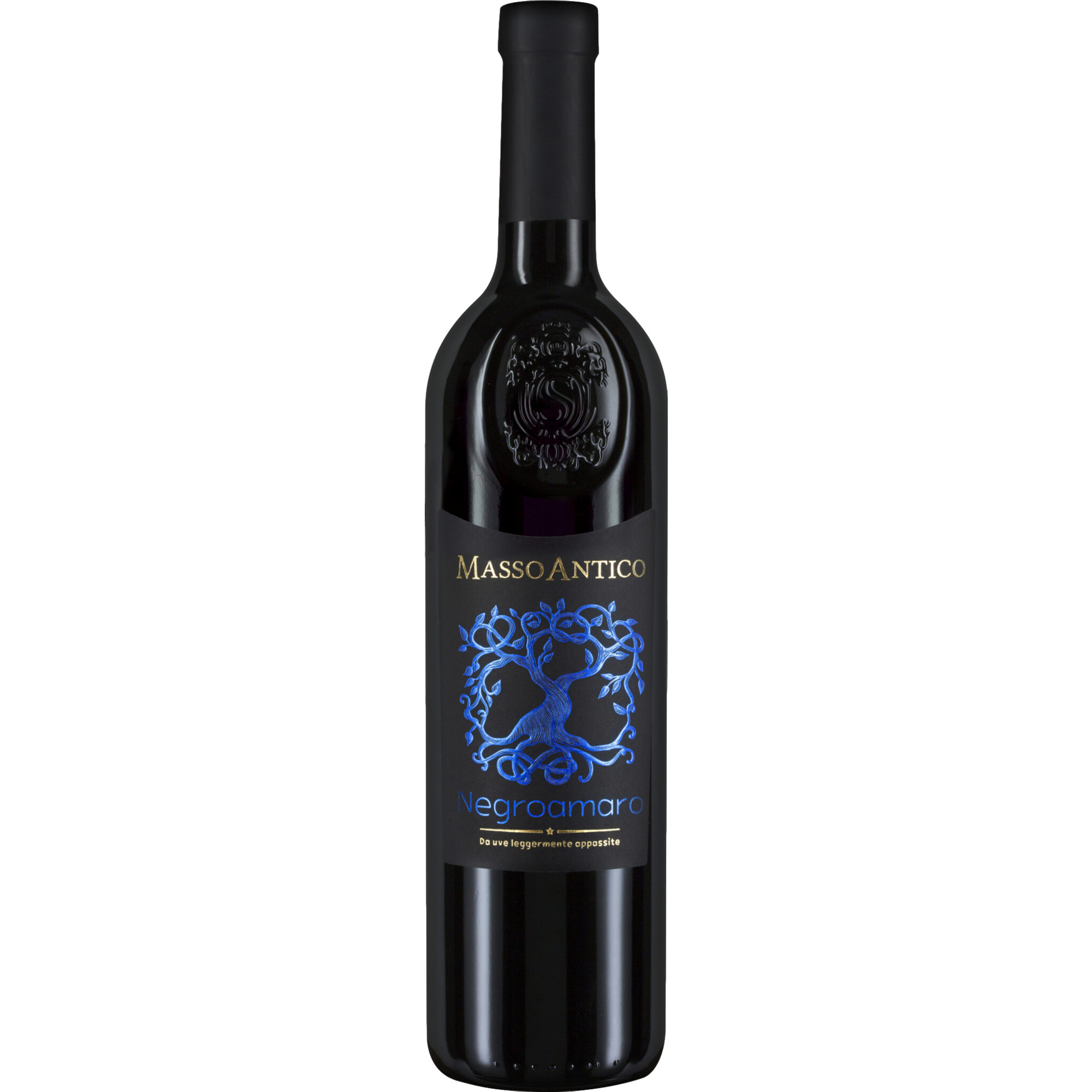 Masso Antico Negroamaro, Salento IGP, da uve leggermente appassite, Apulien, 2024, Rotwein