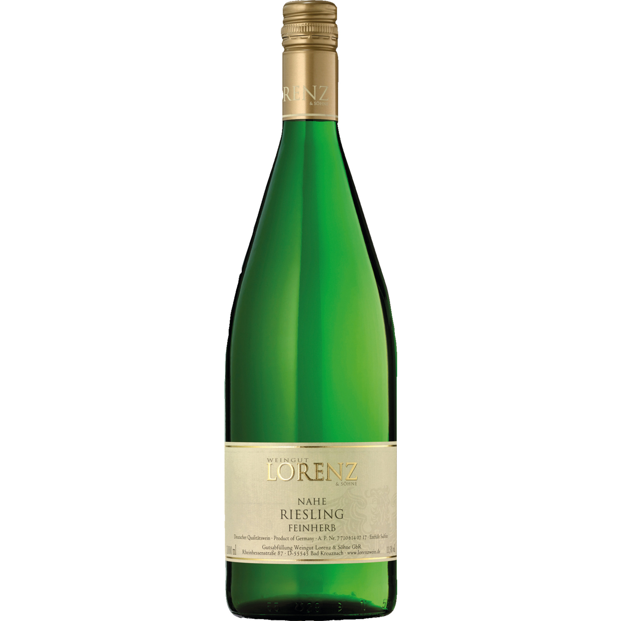 Lorenz Riesling, Halbtrocken, Nahe, Nahe, 2024, Weißwein