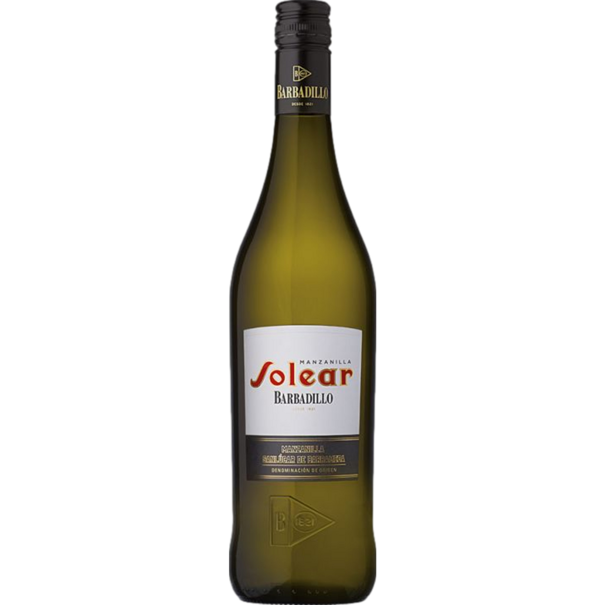 Bodegas Barbadillo Manzanilla Solear, Jerez-Xérès-Sherry DO, 0,75L, 15% Vol., Sherry/Jerez, Spirituosen - Spirituosen