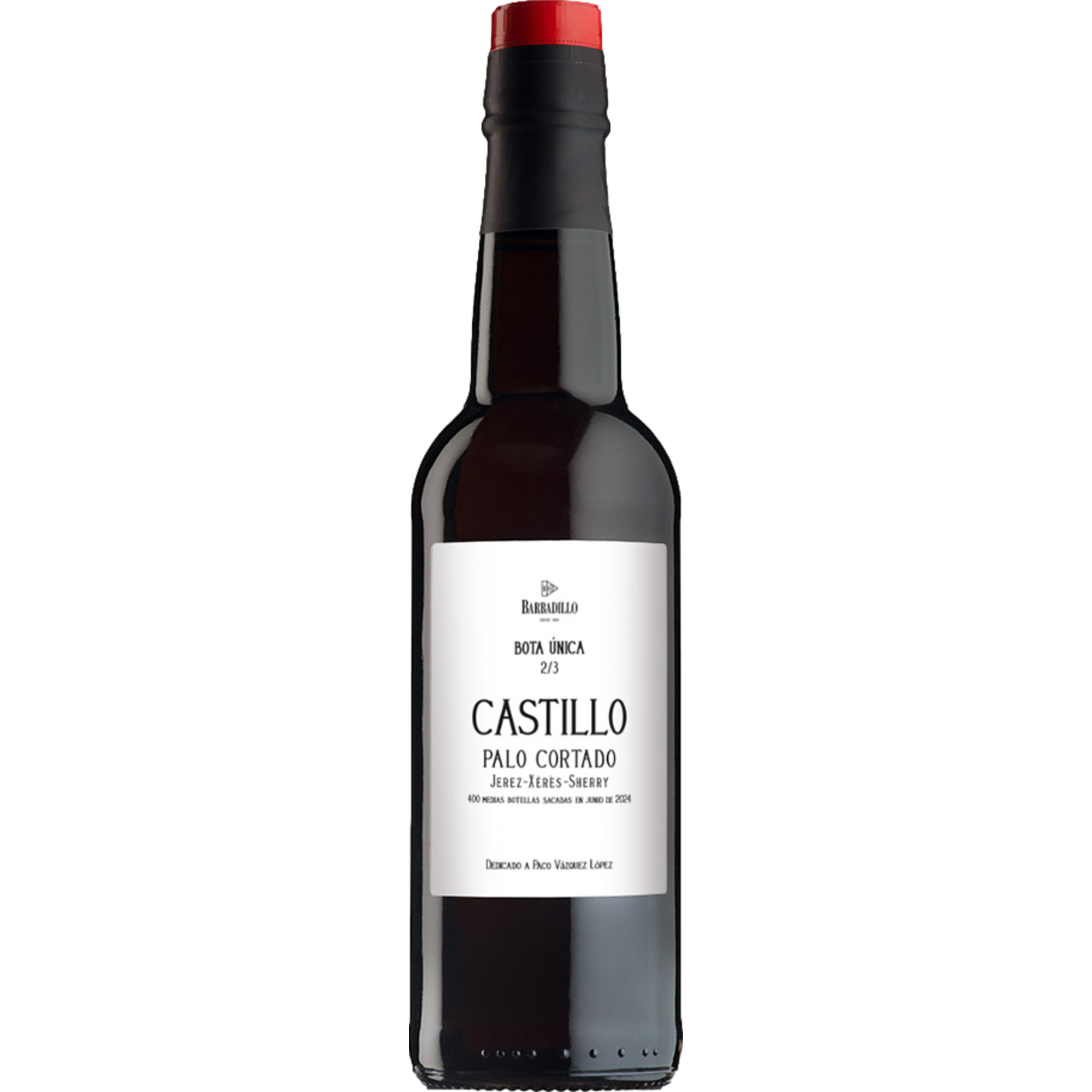 Image of Palo Cortado Castillo Bota Unica 2 de 3, Jerez-Xérès-Sherry DO, 0,375L, 21% Vol., Sherry/Jerez, Spirituosen