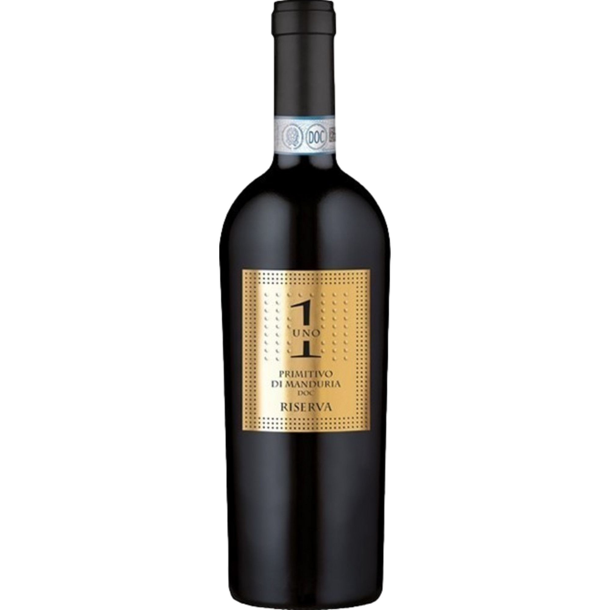 1 Uno Primitivo di Manduria Riserva, Primitivo di Manduria DOC, Apulien, 2021, Rotwein