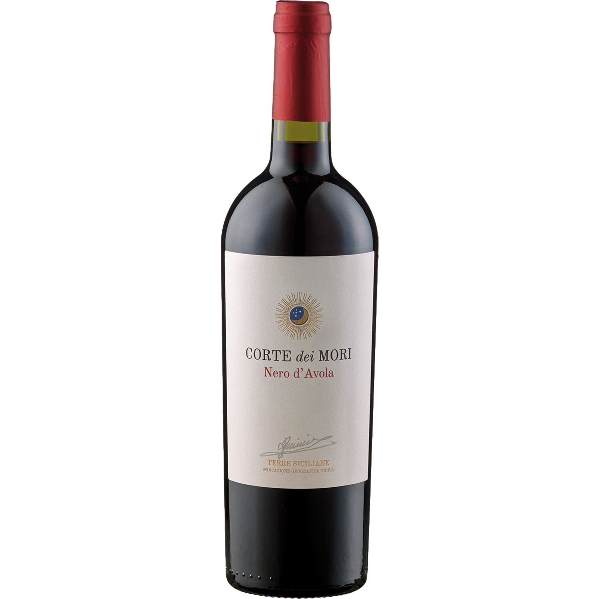 Nero d'Avola Etichetta Bianca, Sicilia DOC, Sizilien, 2023, Rotwein