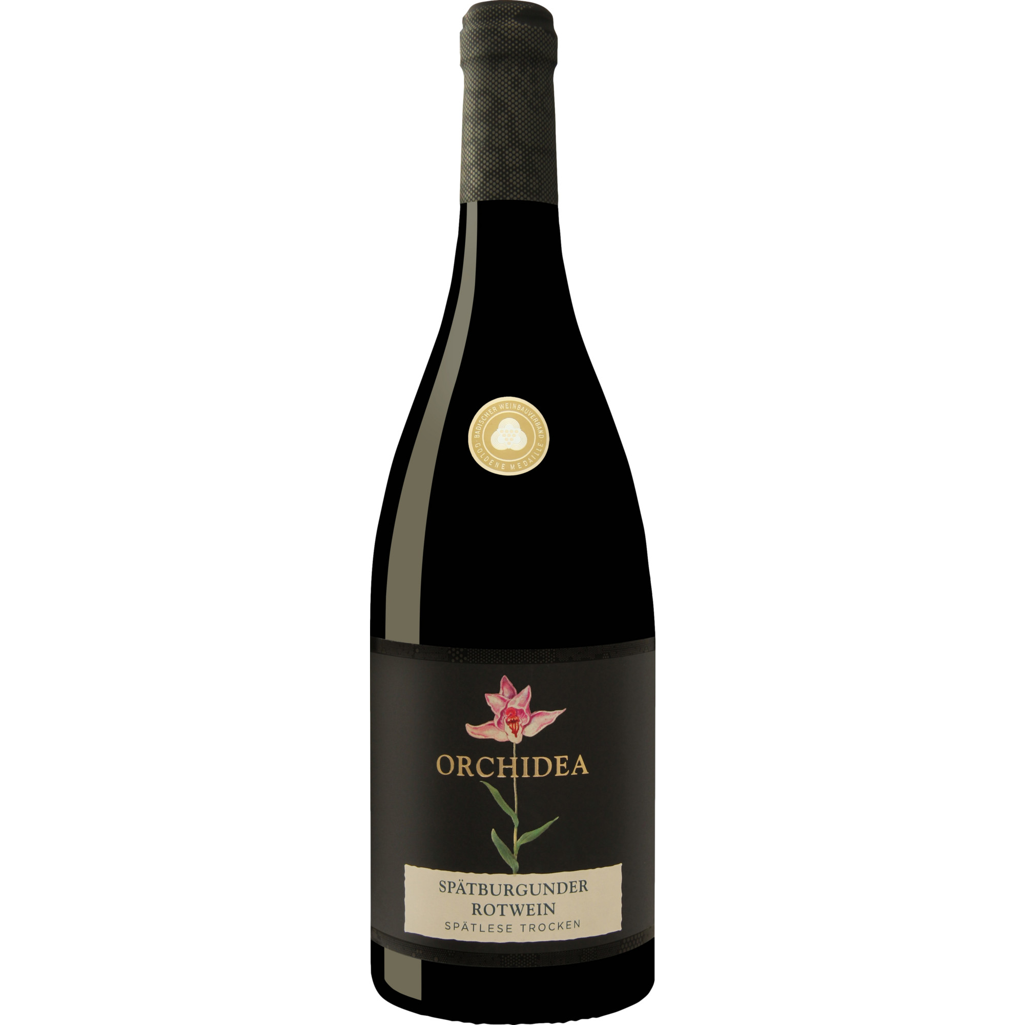 Image of Rote Halde Spätburgunder Rotwein Edition Orchidea, Spätlese Trocken, Baden, Baden, 2022, Rotwein