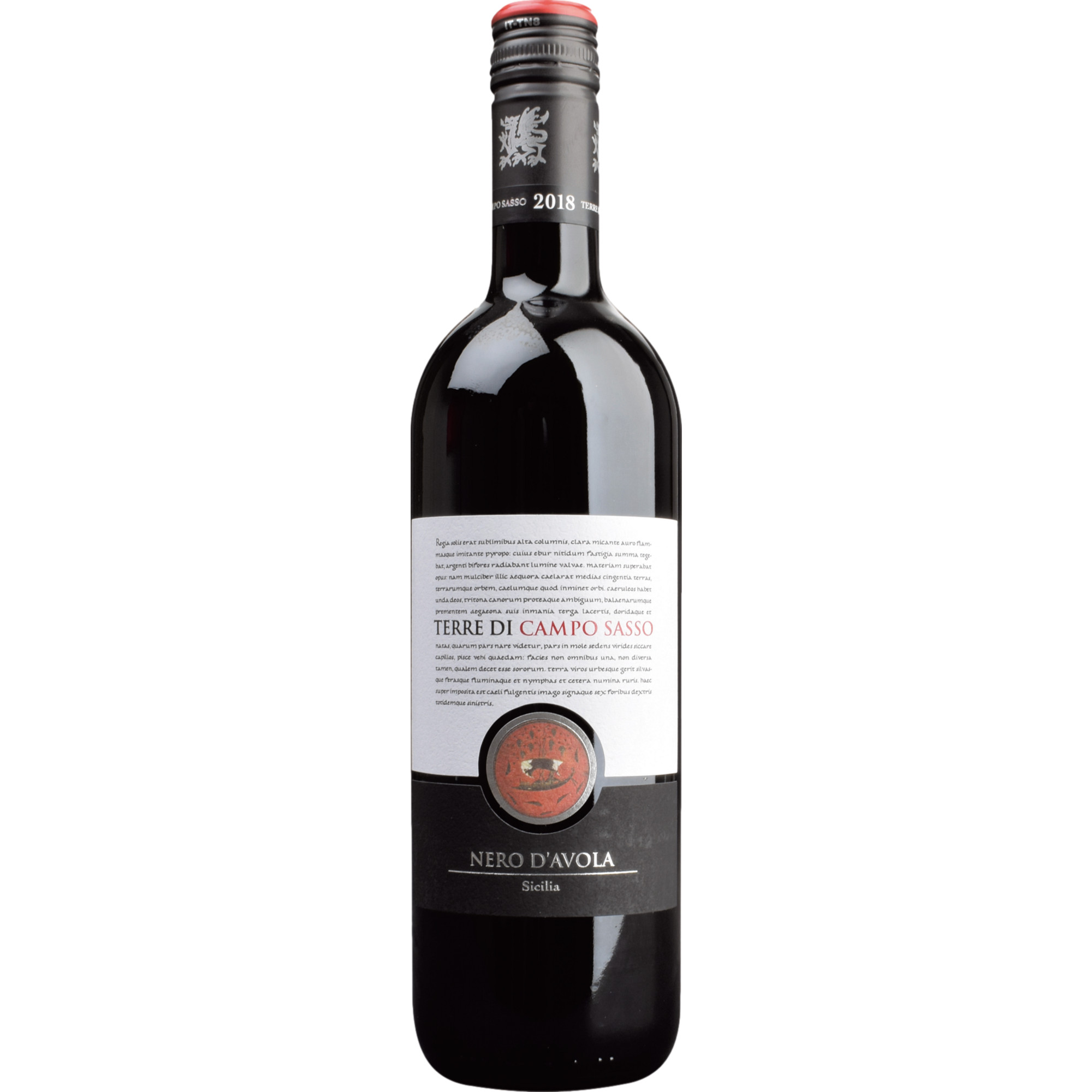 Terre di Campo Sasso Nero d’Avola, Sicilia DOC, Sizilien, 2024, Rotwein