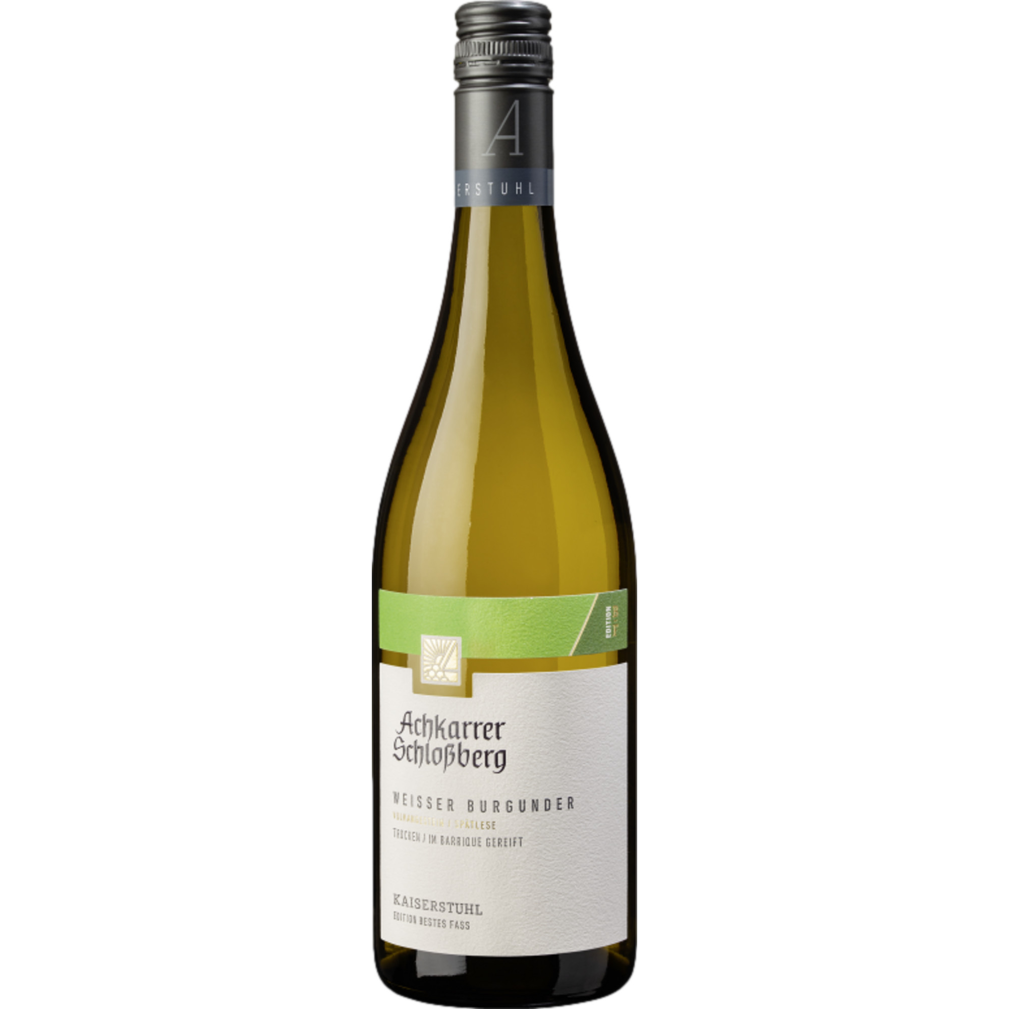 Achkarrer Schlossberg Weißer Burgunder Spätlese, Trocken, Baden, Baden, 2024, Weißwein