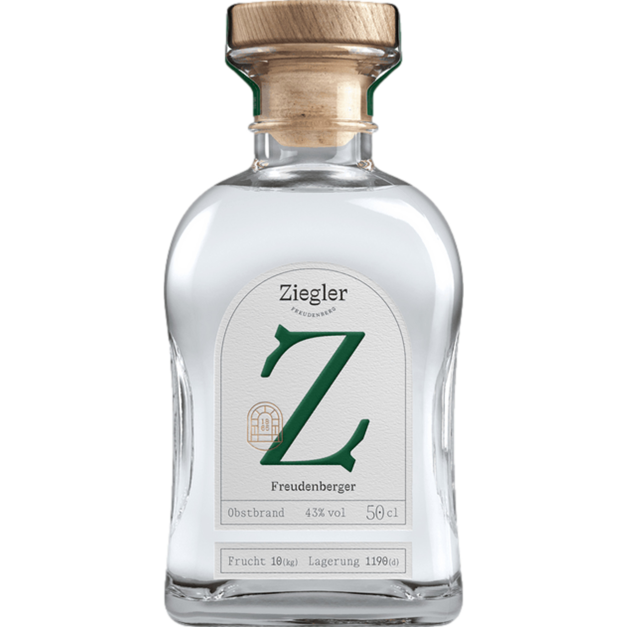 Image of Ziegler Freudenberger Obstbrand, Deutschland, 0,5 L, 43% Vol., Spirituosen