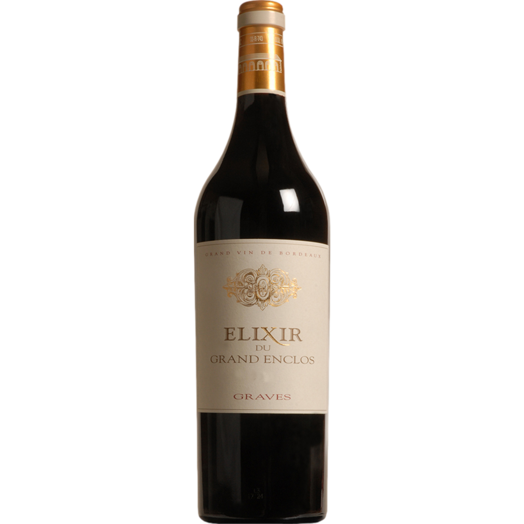 Château de Cérons Elixir du Grand Enclos Rouge, Graves AOP, Bordeaux, 2018, Rotwein