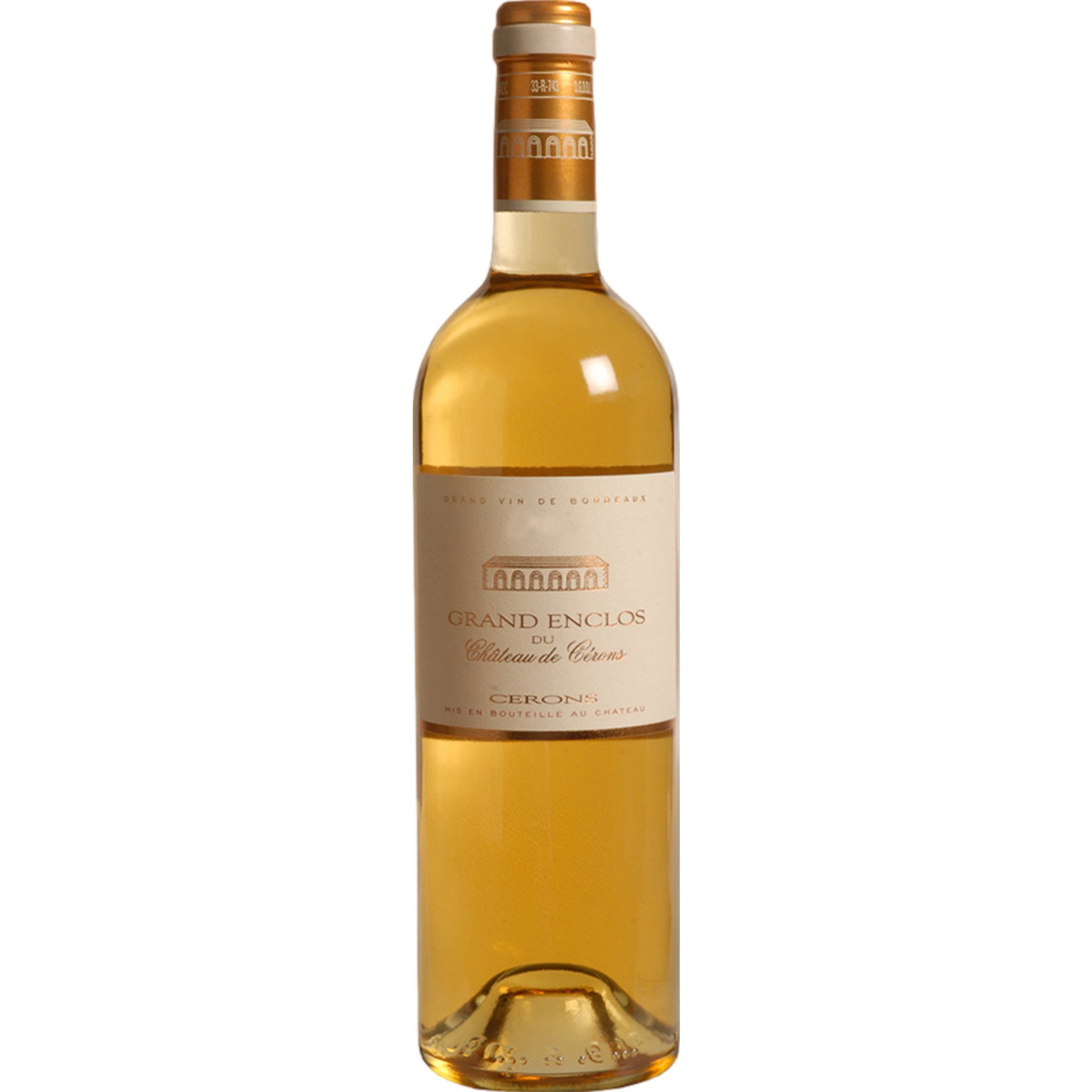 Château de Cérons Grand Enclos Liquoreux, Graves AOP, Bordeaux, 2015, Weißwein
