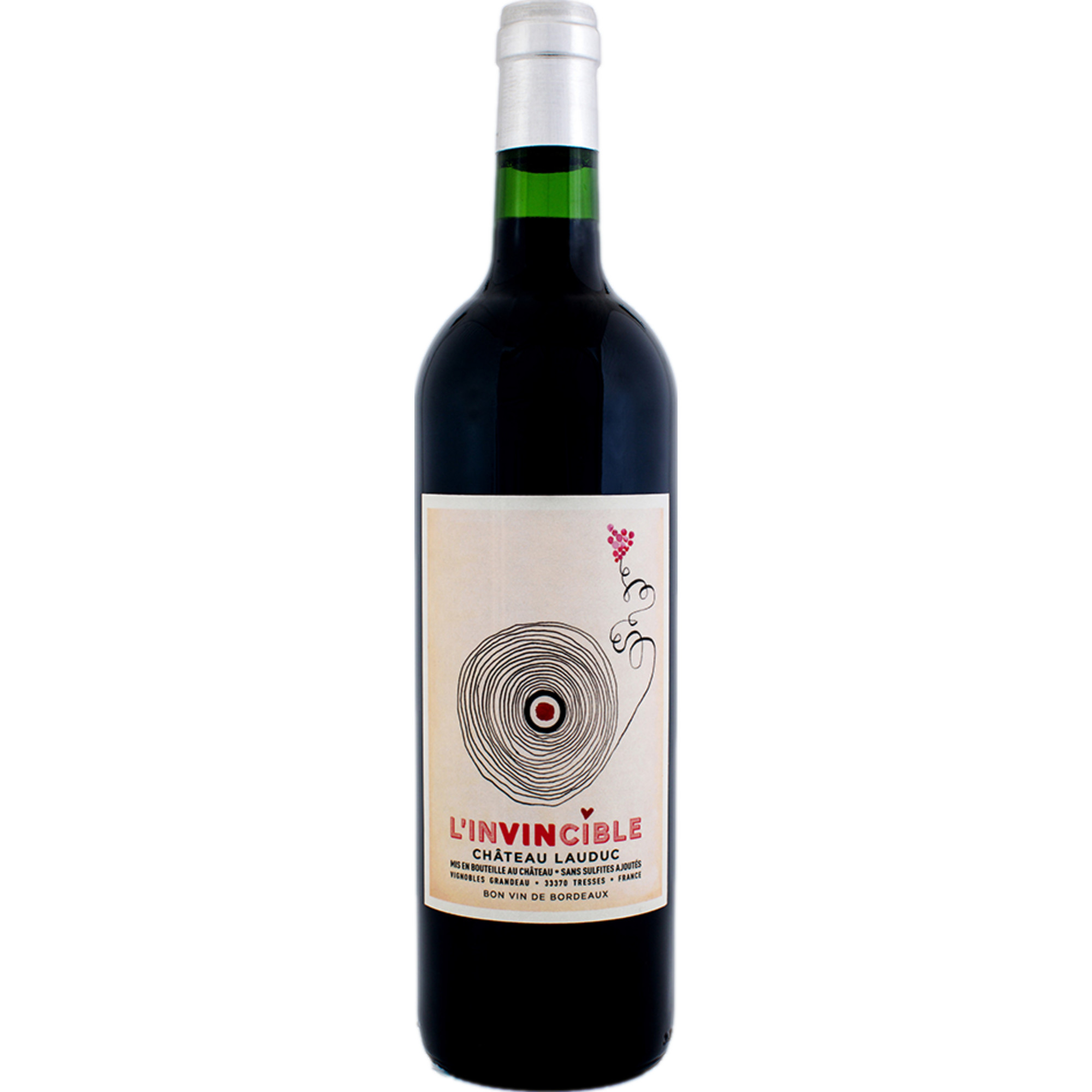 Maison Grandeau-Lauduc L'Invincible, Bordeaux AOP, Bordeaux, 2022, Rotwein