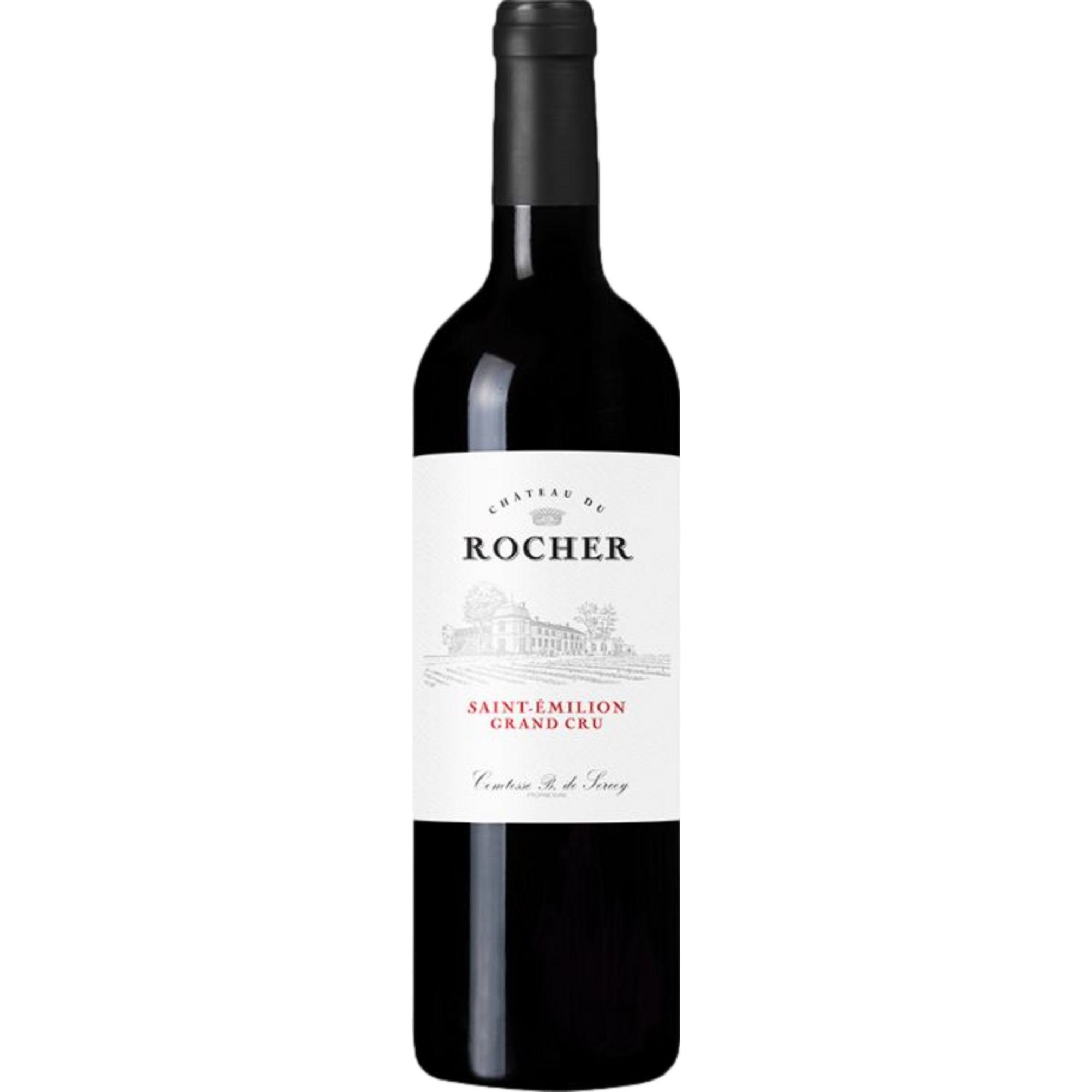 Baron de Montfort Château du Rocher, Saint-Emilion Grand Cru AOP, Bordeaux, 2020, Rotwein
