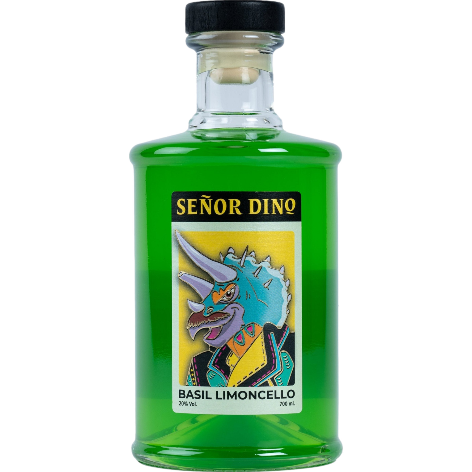 Señor Dino Basil Limoncello, 0,7 L, 20% Vol., Spirituosen - Spirituosen