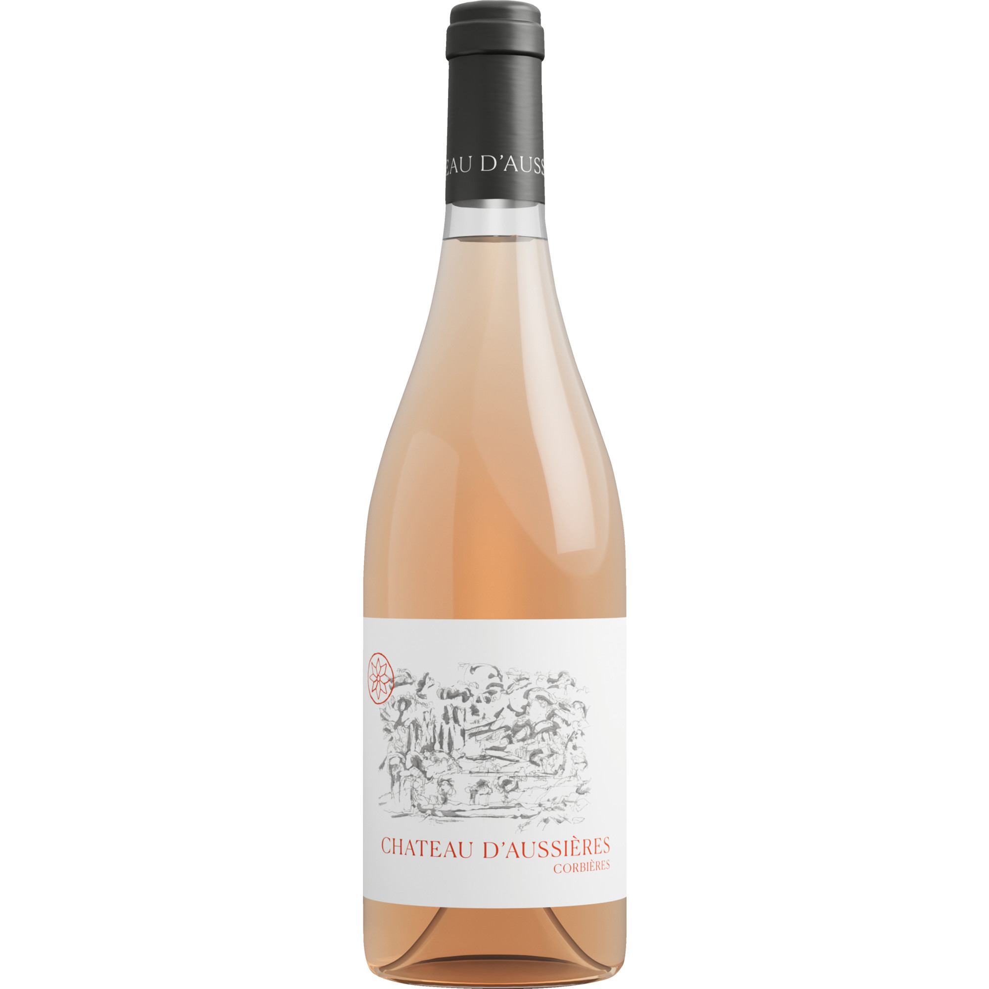 Château d'Aussières Corbières Rosé, Corbières AOP, Languedoc-Roussillon, 2021, Roséwein