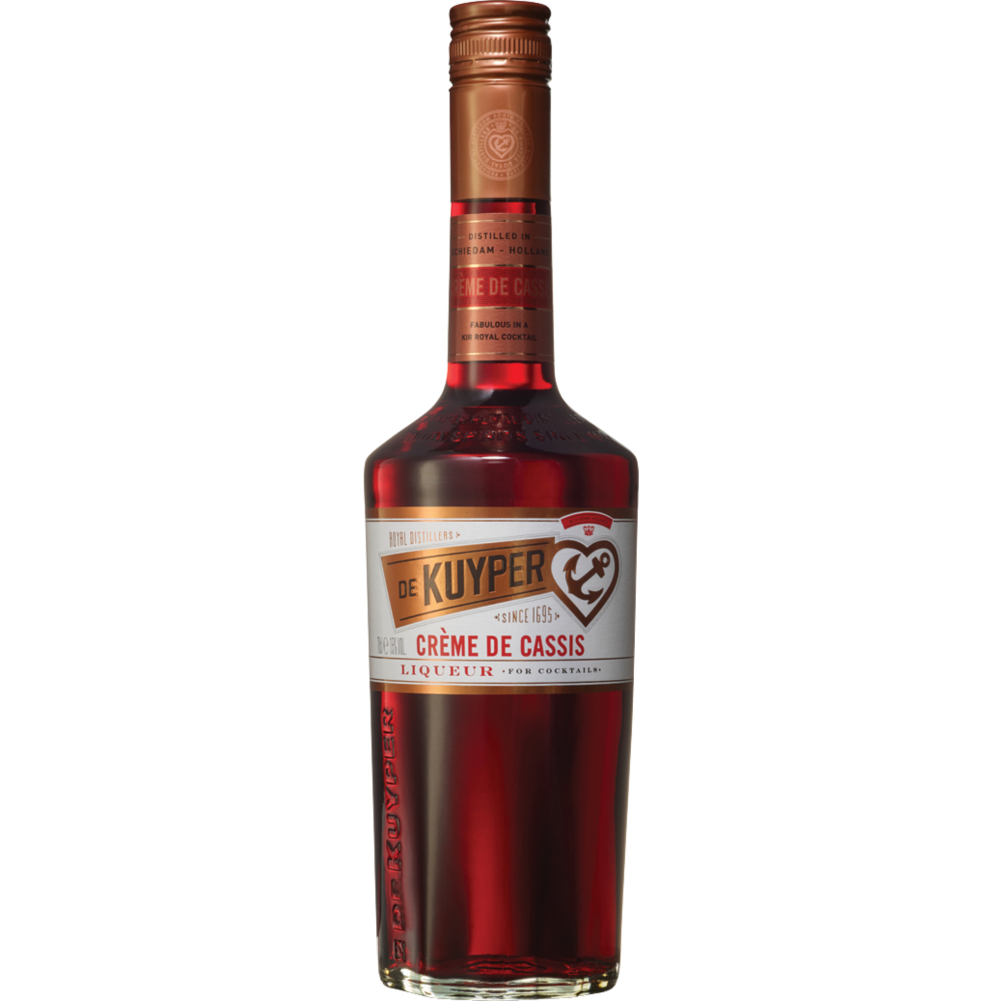 De Kuyper Creme de Cassis, 0,7 L, 15% Vol., Spirituosen - Spirituosen