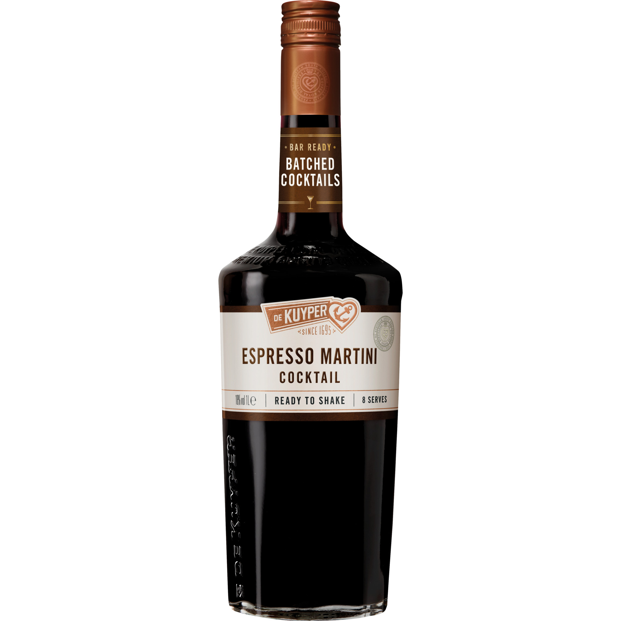 De Kuyper Espresso Martini, 1L, 14,5% Vol., Spirituosen
