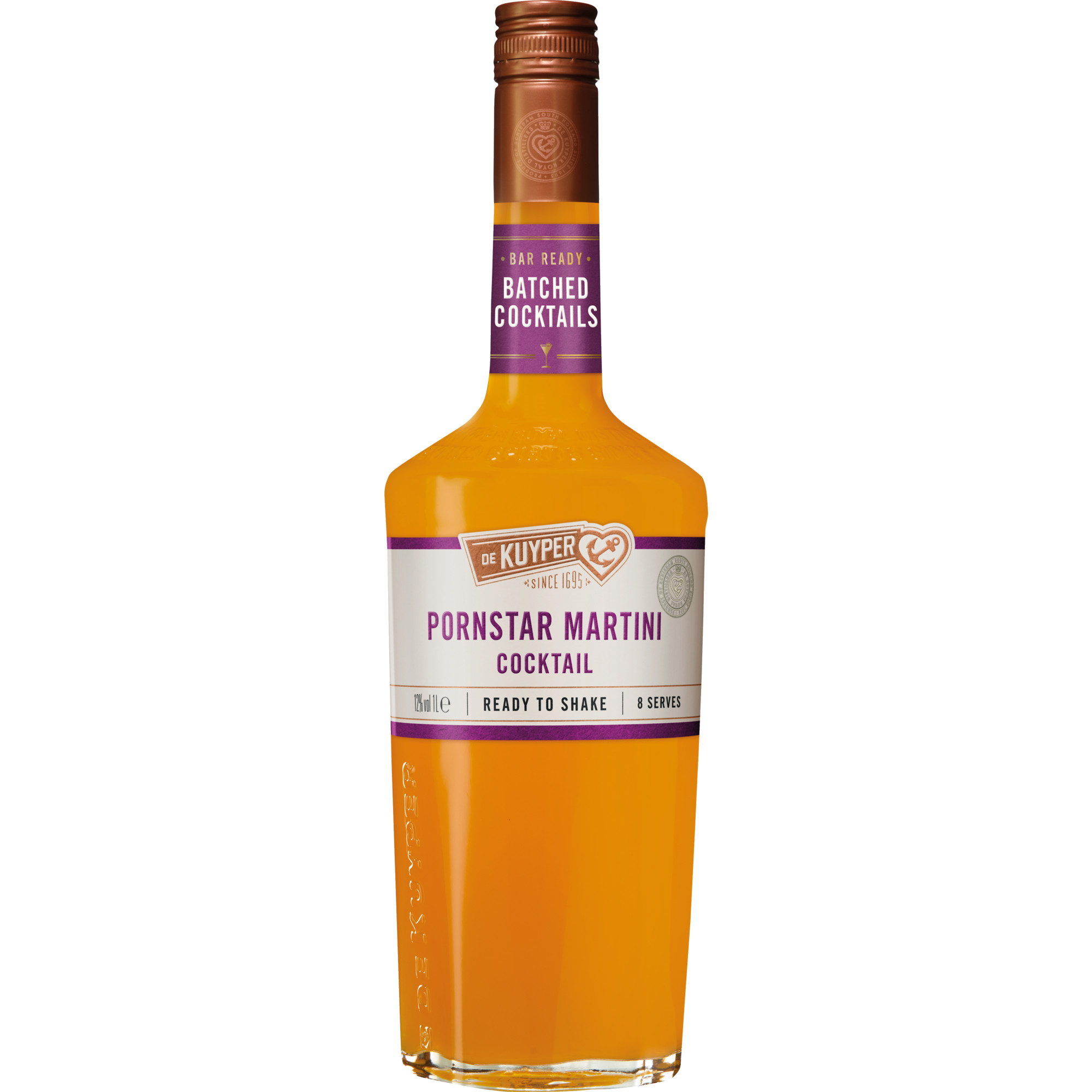 Image of De Kuyper Pornstar Martini Cocktail, 1 L, 12% Vol., Spirituosen