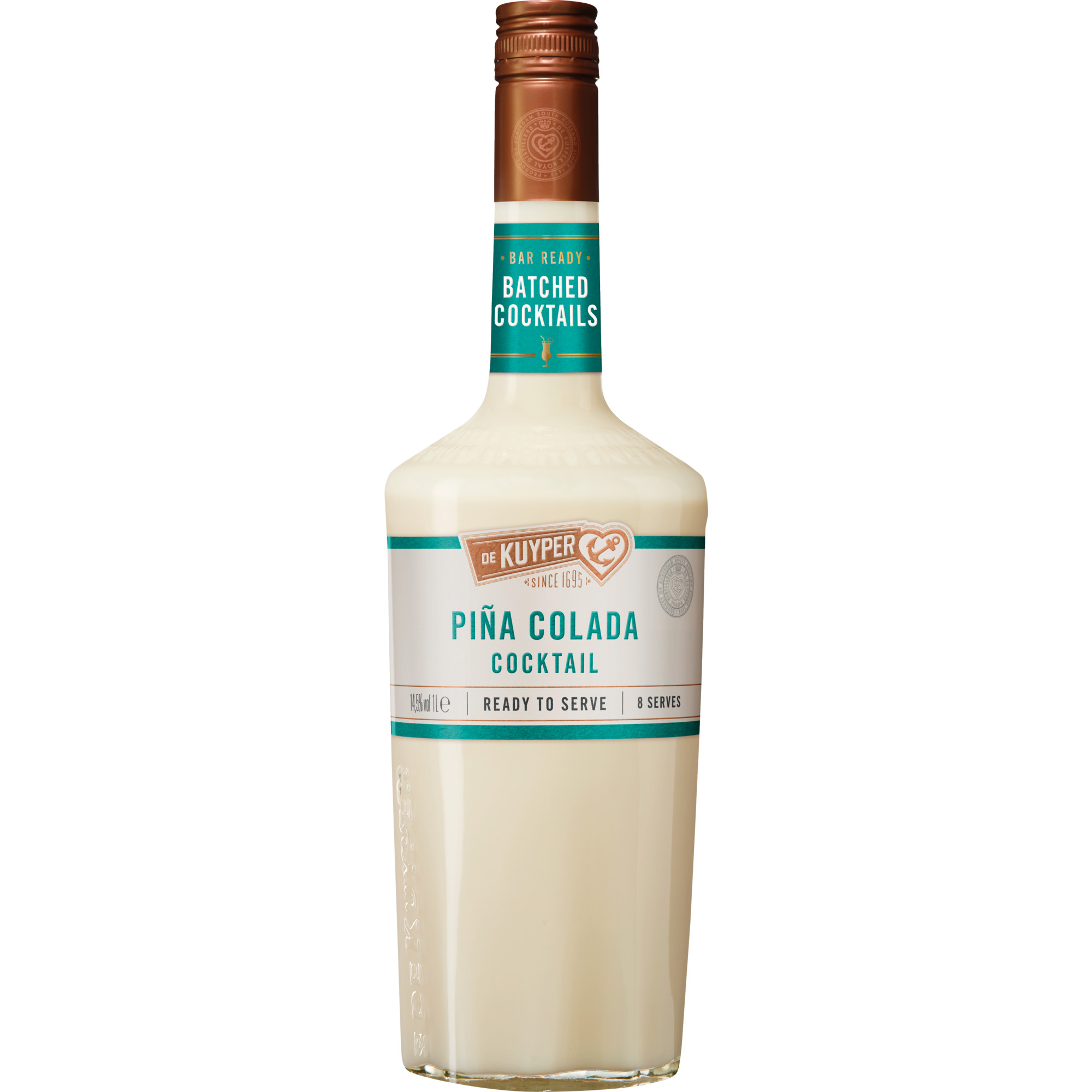 Image of De Kuyper Pina Colada Cocktail, 1,0 L, 14,5% Vol., Spirituosen