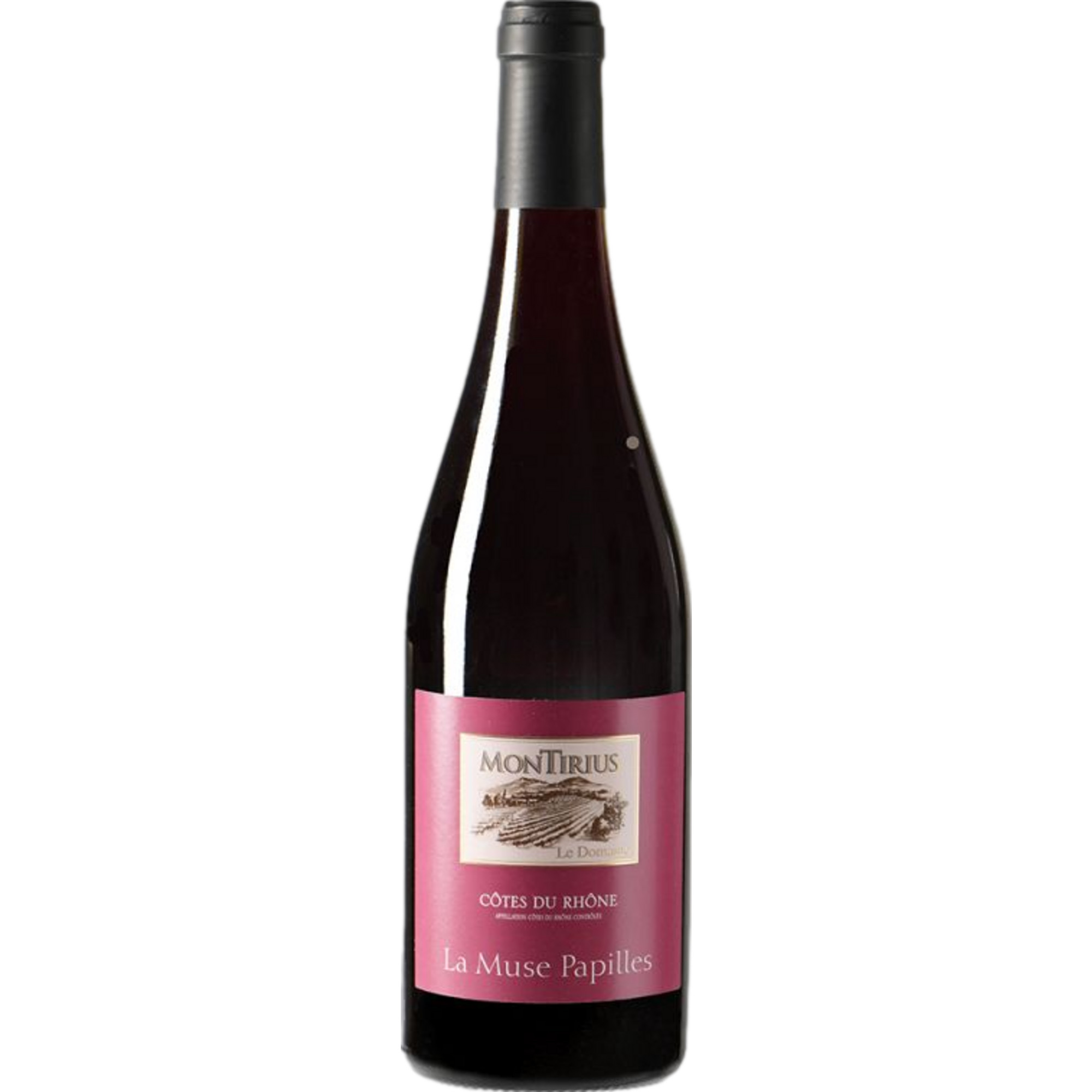 Domaine Montirius La Muse Papilles, Côtes du Rhône AOP, Rhône, 2022, Rotwein