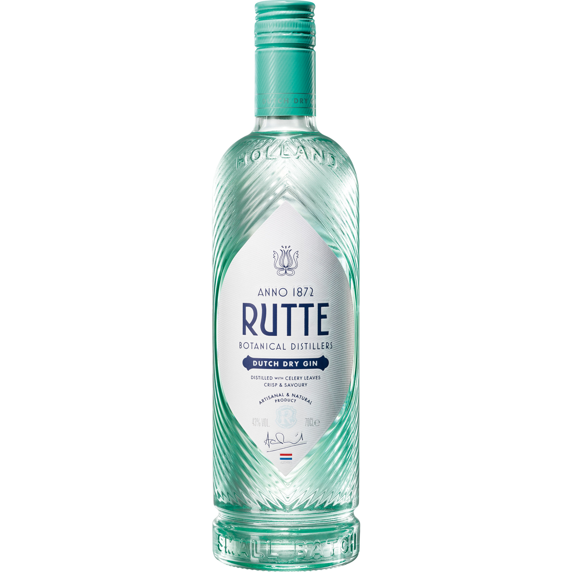 Image of De Kuyper Rutte Dutch Dry Gin, 0,7 L, 43% Vol., Spirituosen