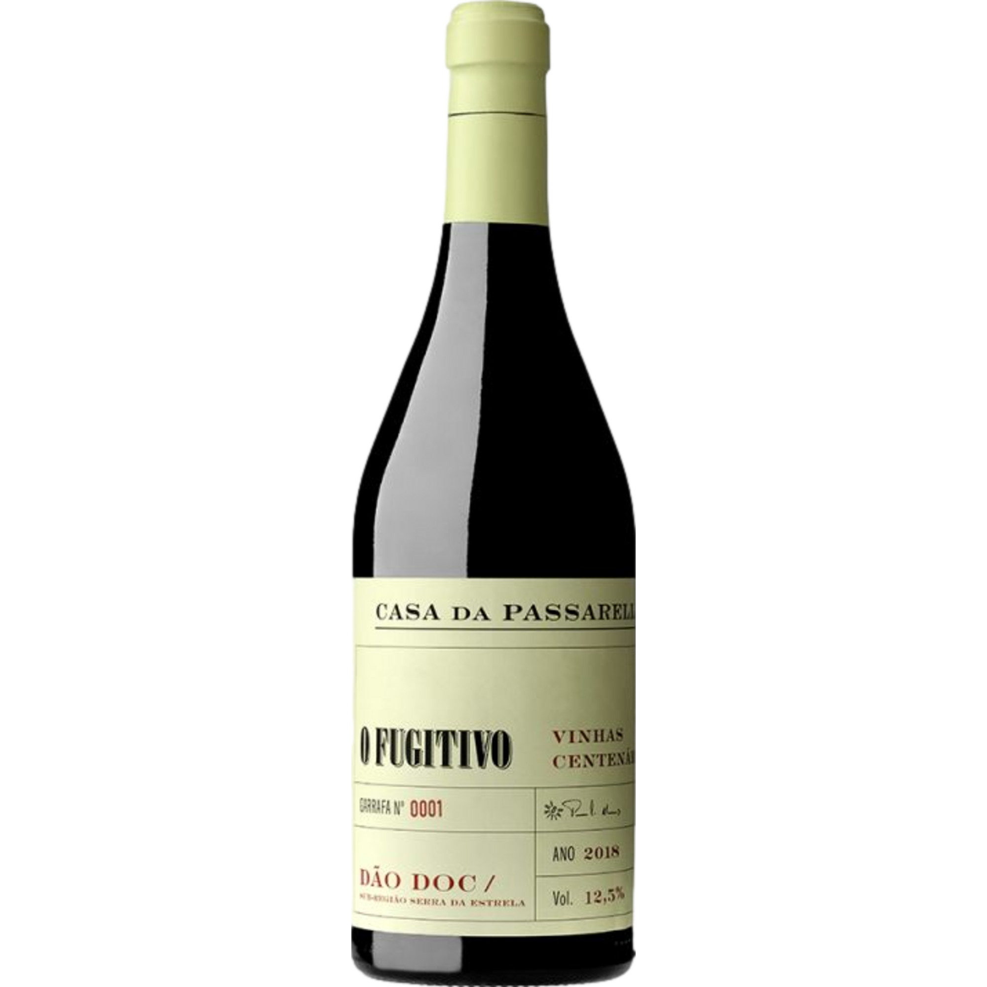 Casa da Passarella O Fugitivo Vinhas Centenárias, Dão DOC, Dão, 2018, Rotwein
