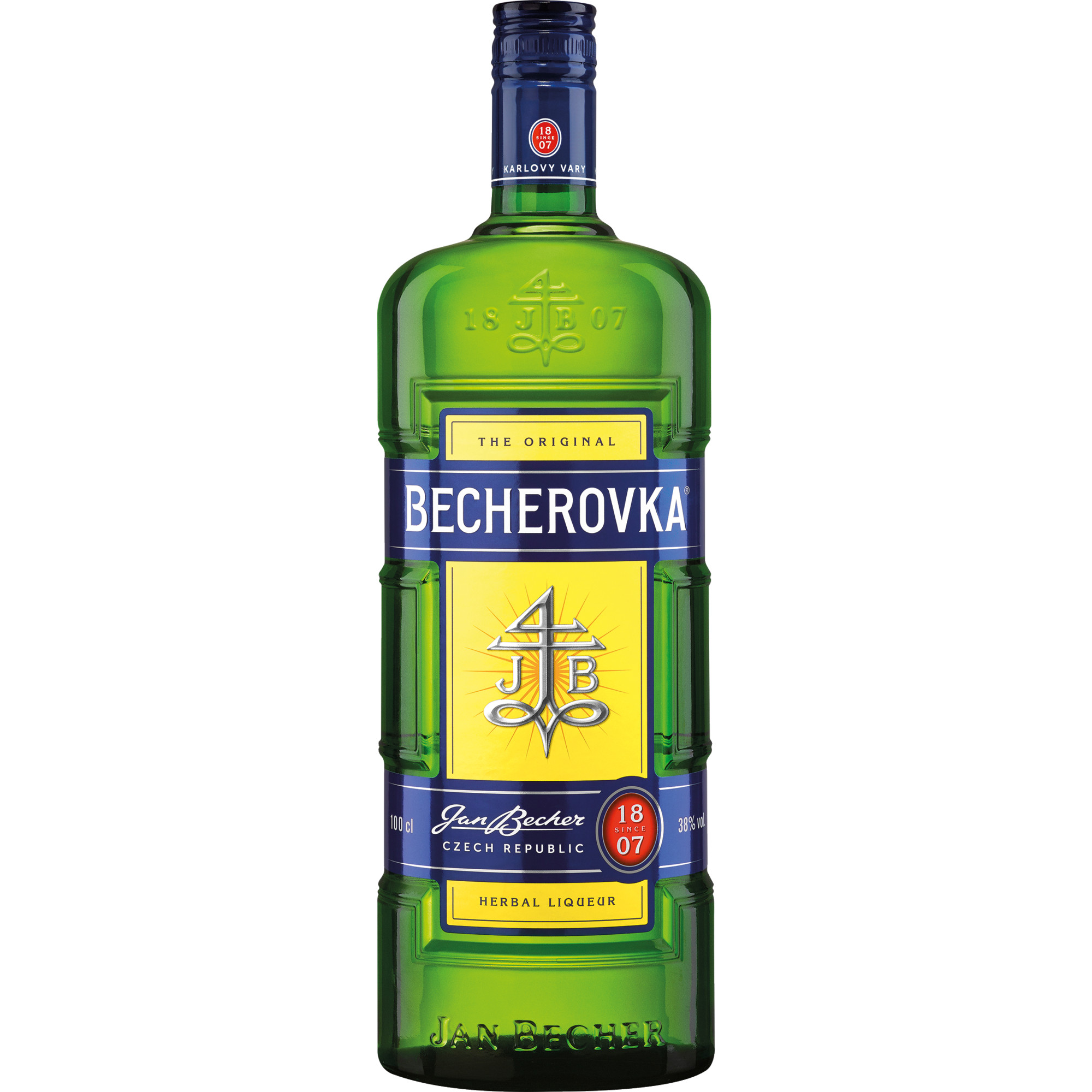 Image of Becherovka Kräuterlikör, 1,0 L, 38% Vol., Spirituosen