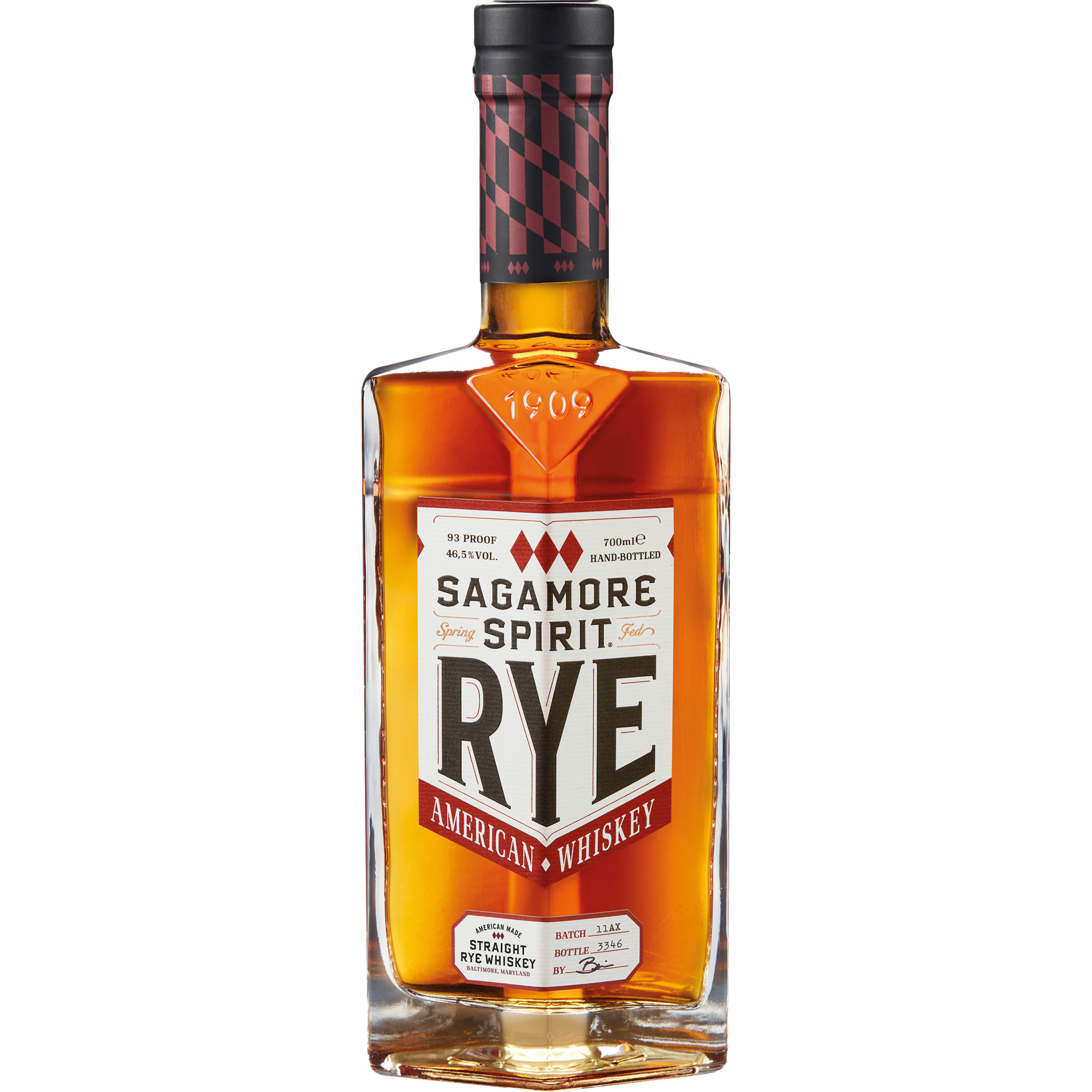 Sagamore Small Batch Straight Rye Whiskey, Maryland, 0,7 L, 46,5% Vol., Maryland, Spirituosen - Spirituosen