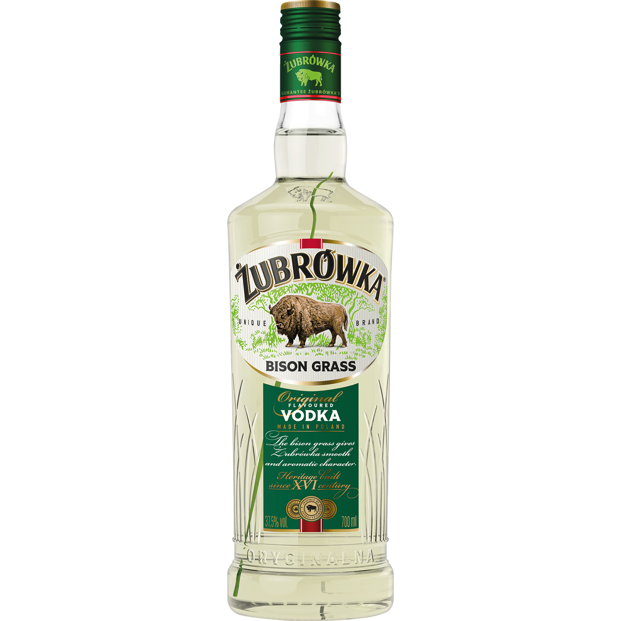 Image of Zubrowka Bison Grass Vodka 0,7 L 37,5% vol