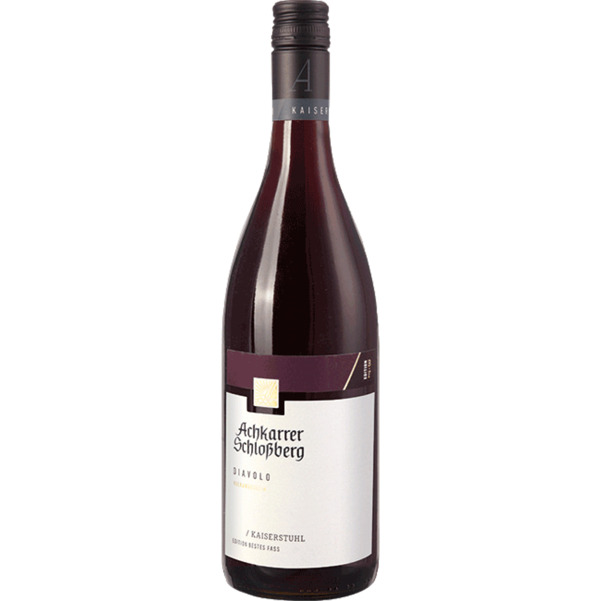 Image of Achkarrer Schlossberg Diavolo Rotwein Cuvée, Trocken, Baden, Baden, 2022, Rotwein
