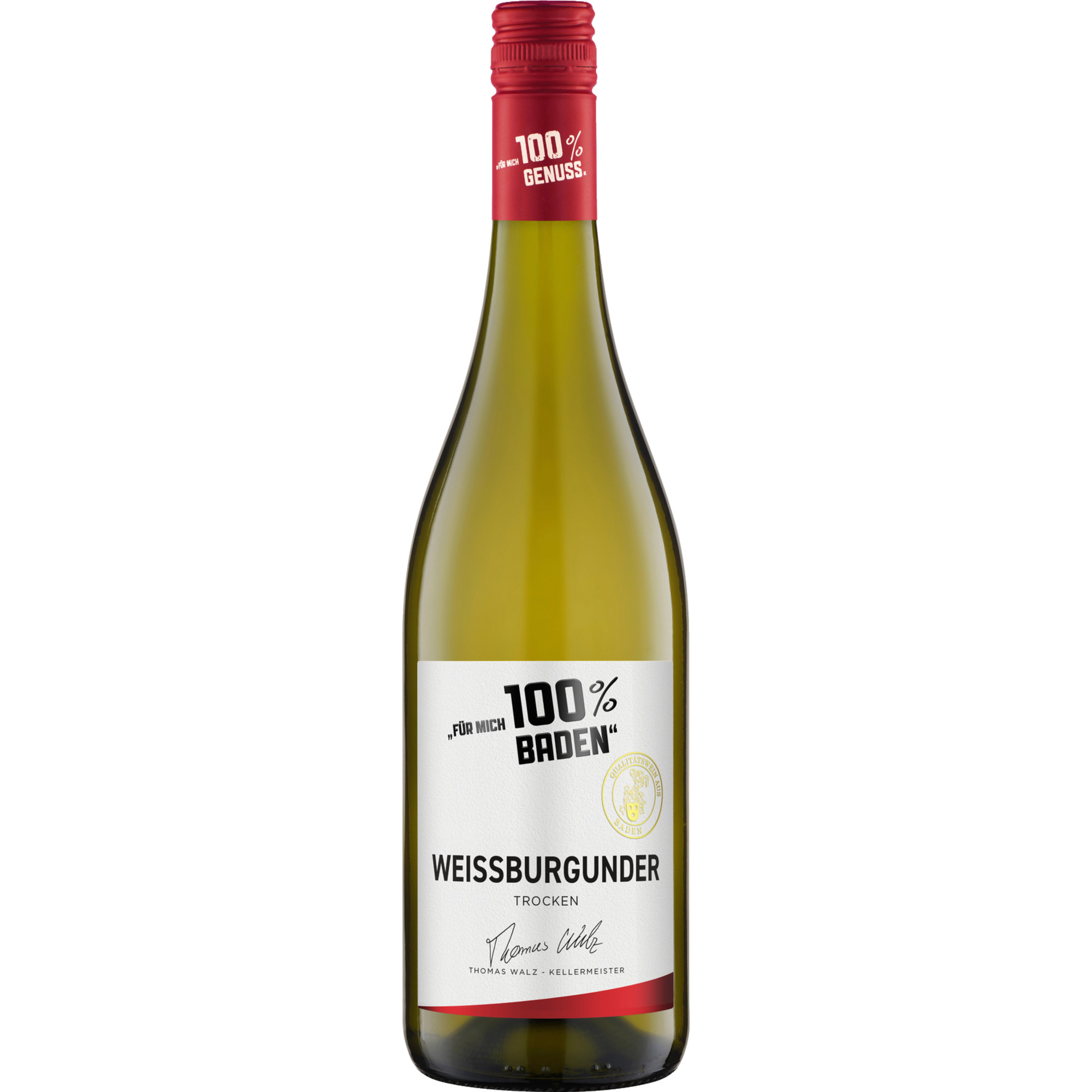 Für Mich 100% Baden Weissburgunder, Trocken, Baden, Baden, 2023, Weißwein