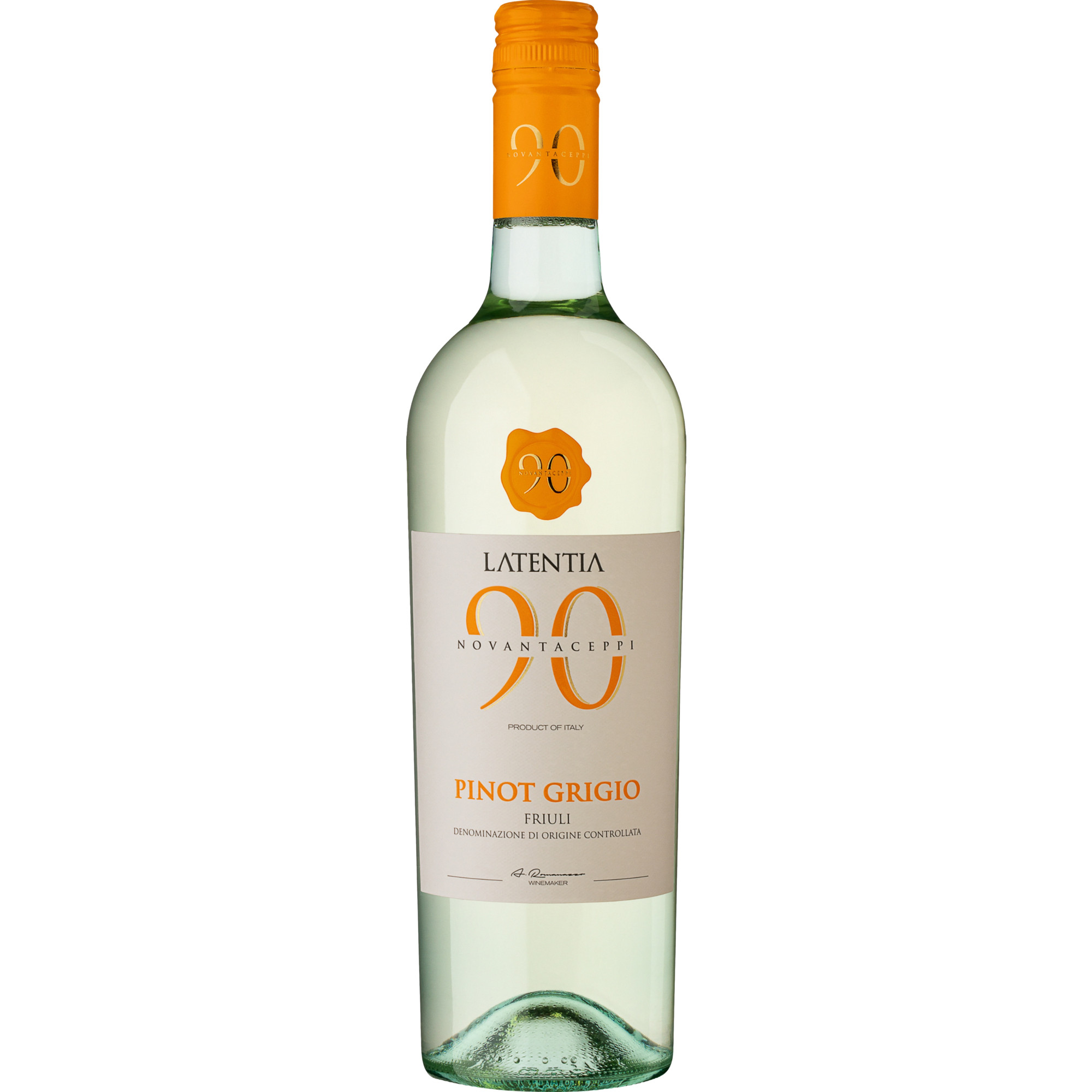 Novantaceppi Pinot Grigio Friuli, Friuli DOC, Friaul, 2024, Weißwein