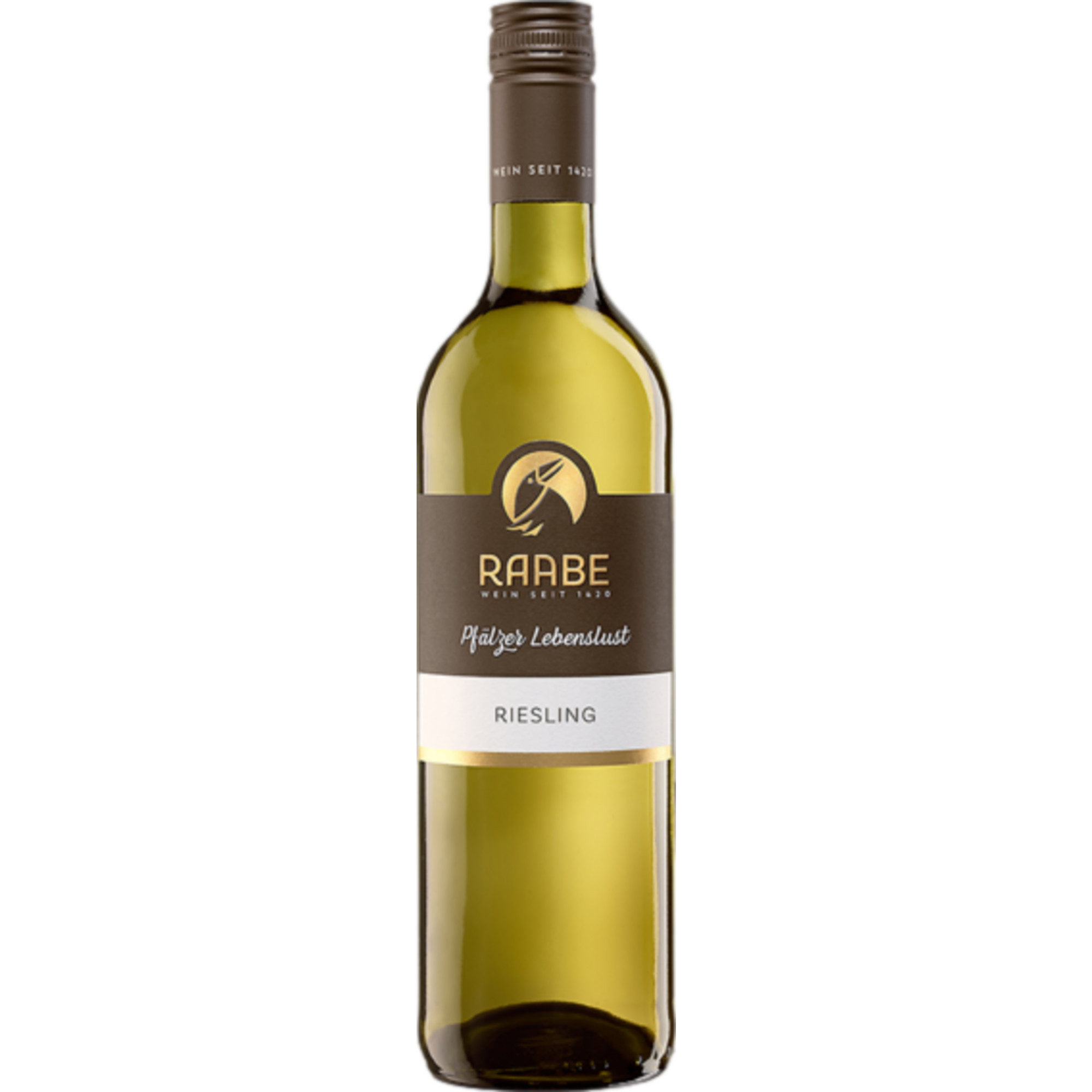 Raabe Pfälzer Lebenslust Riesling, Feinherb, Pfalz, Pfalz, 2024, Weißwein