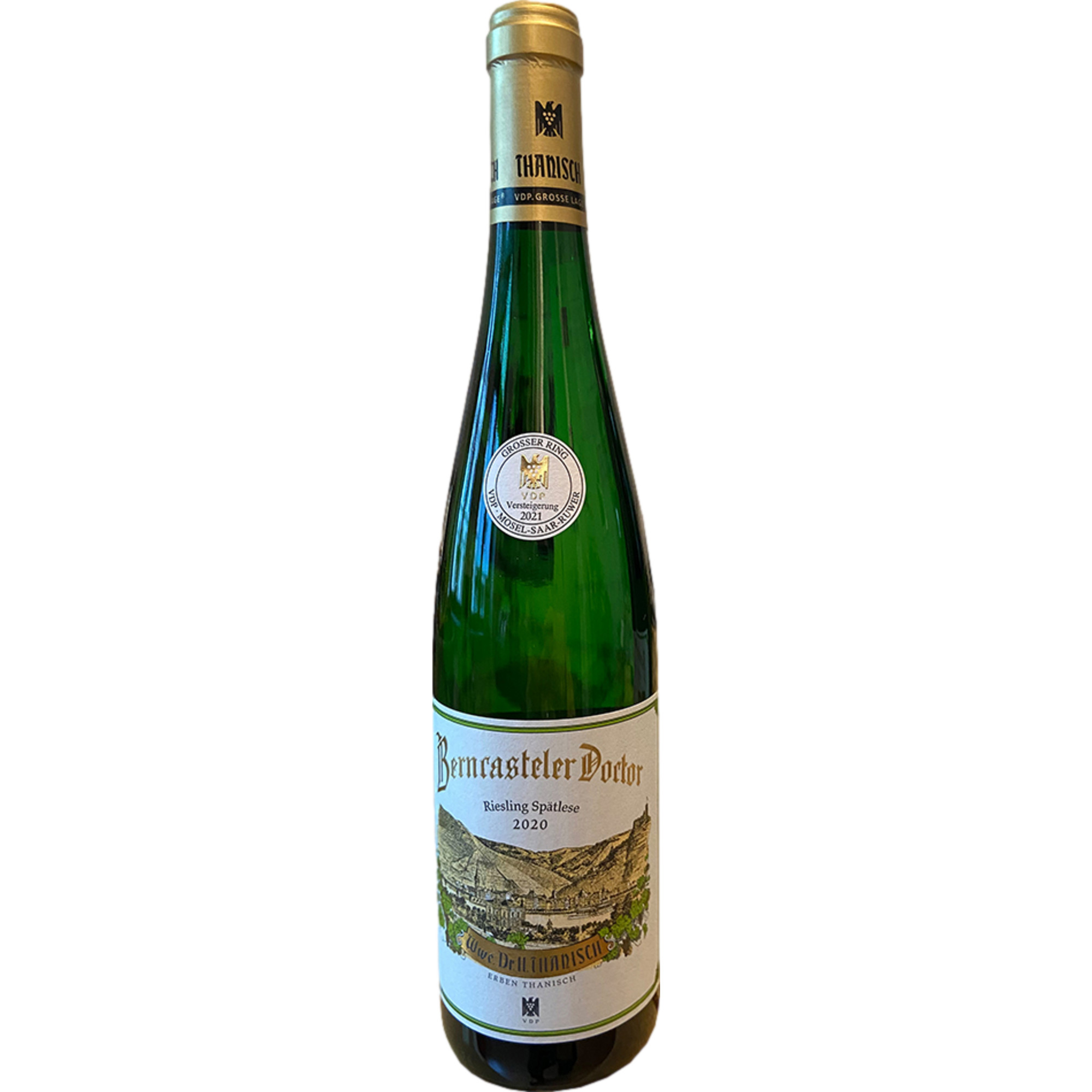 Doctor Riesling Spätlese, Fruchtsüß, Mosel, Mosel, 2020, Weißwein